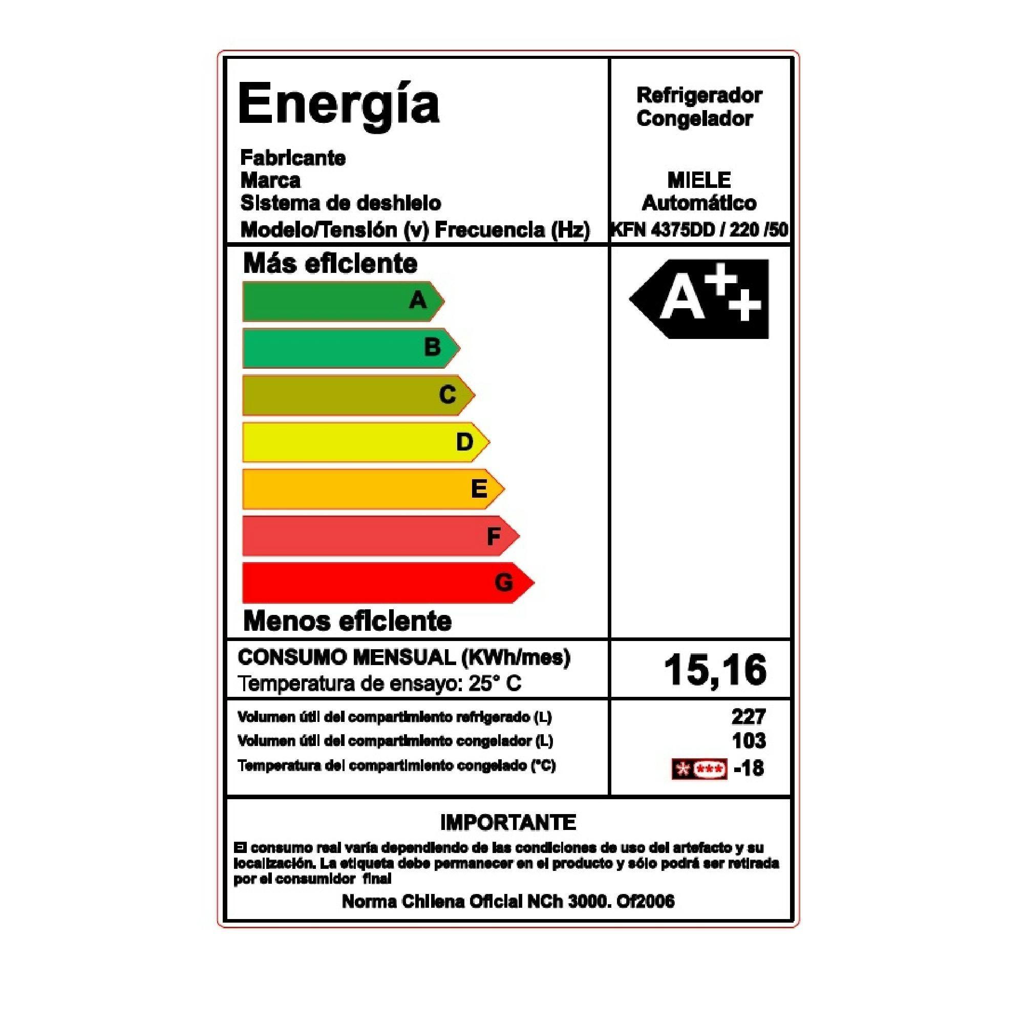 Refrigerador- Congelador independiente KFN 4375 DD Miele-5