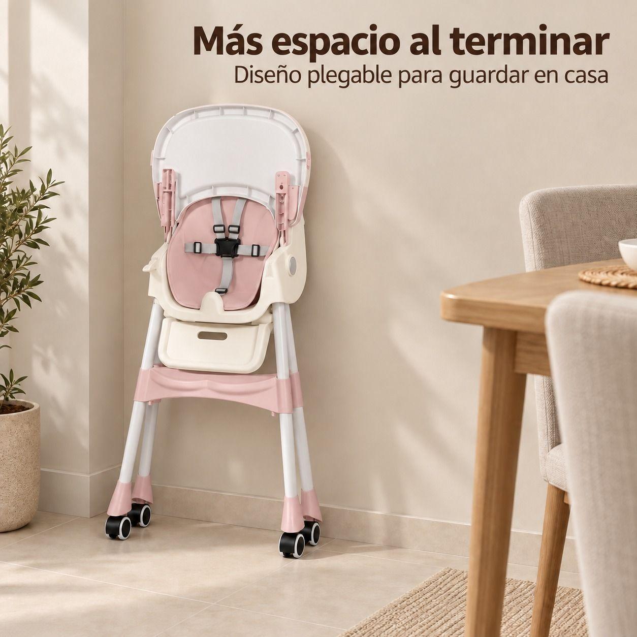 Silla de Comer para Bebé Multifuncional -1