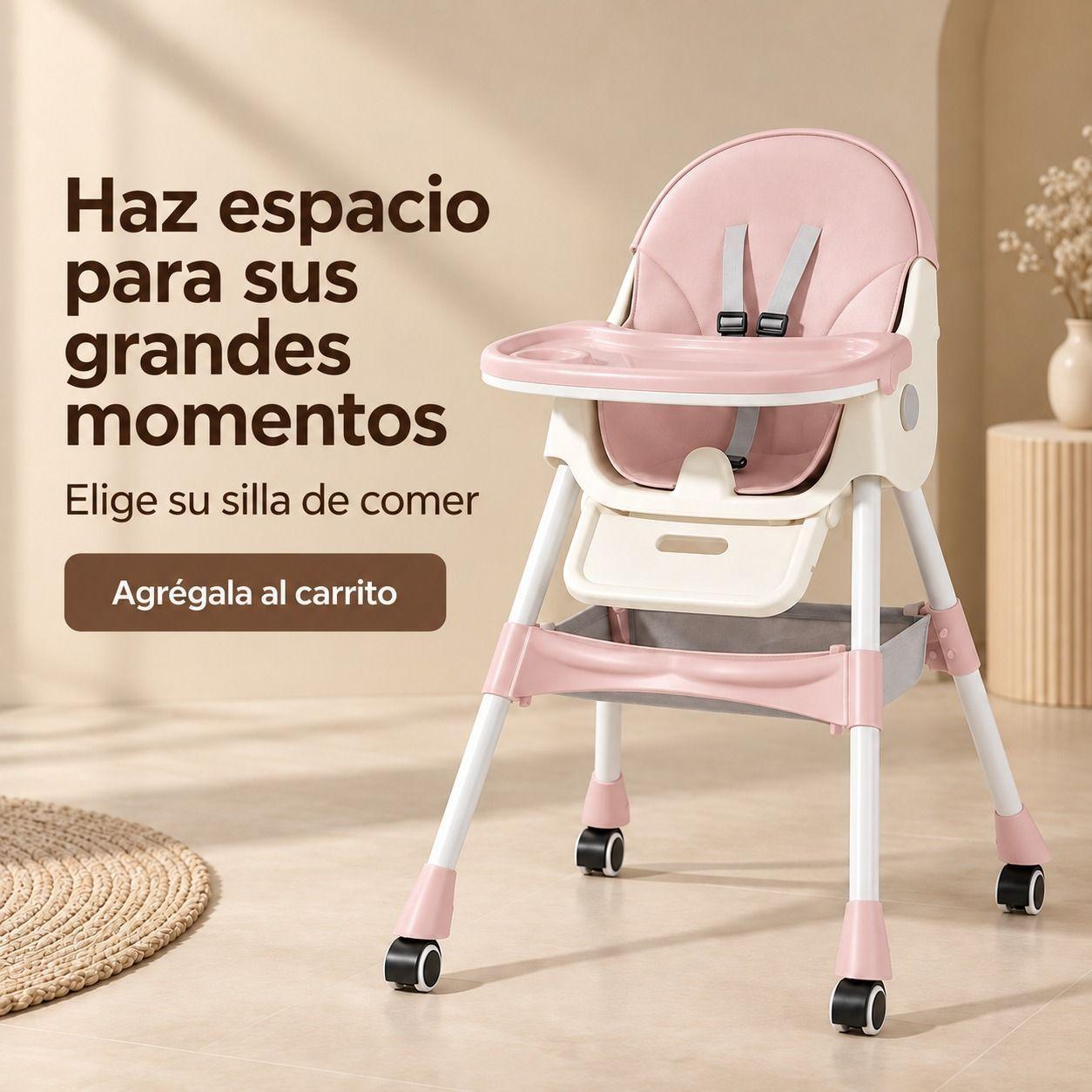 Silla de Comer para Bebé Multifuncional -2