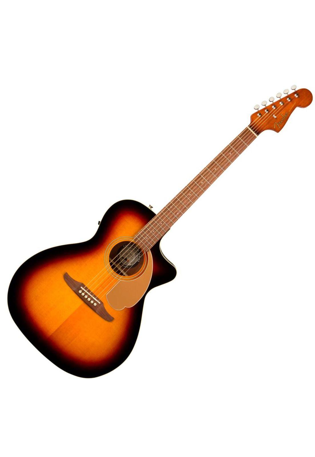Guitarra electroacústica Fender Newporter Player - Sunburst-0