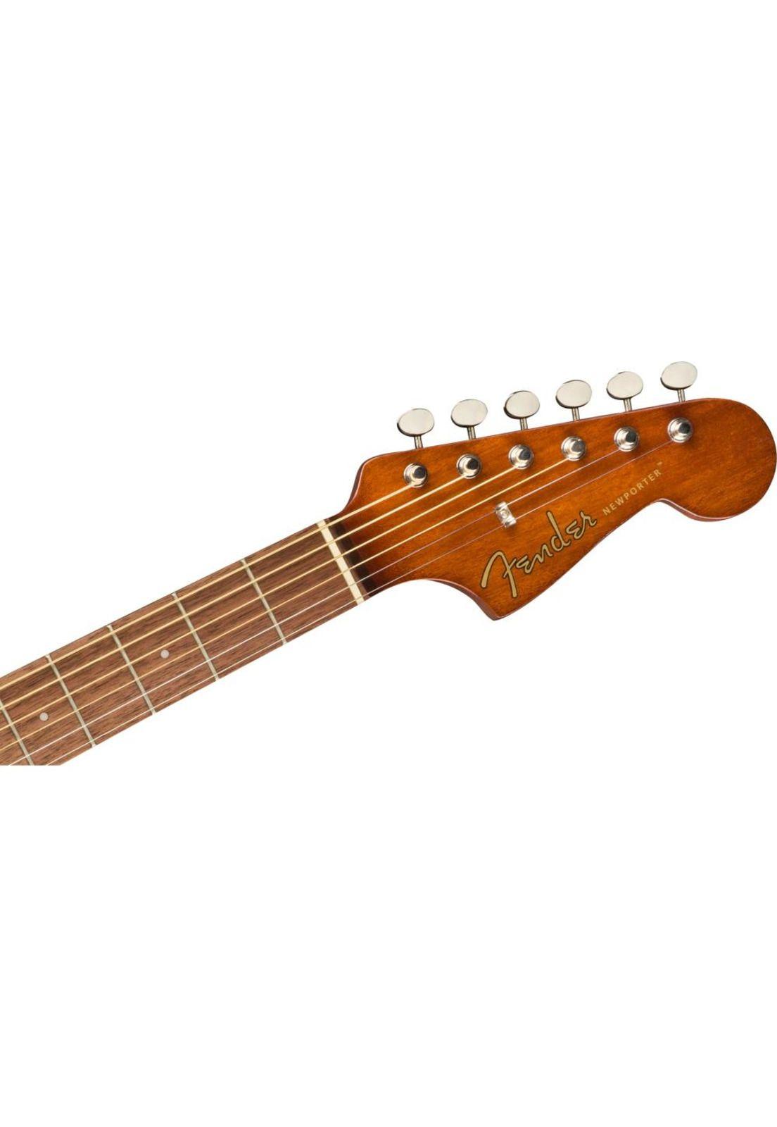 Guitarra electroacústica Fender Newporter Player - Sunburst-2