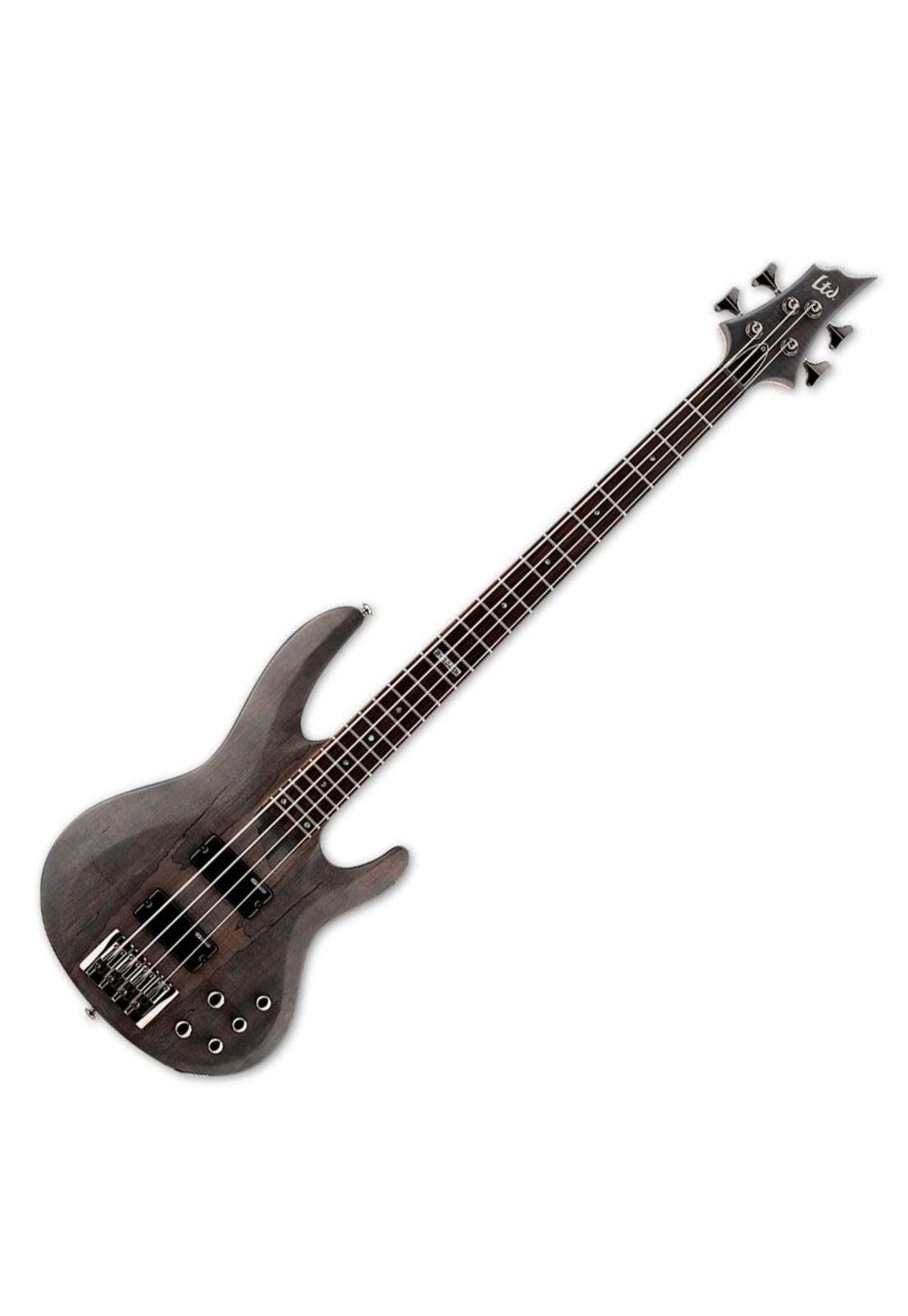 Bajo eléctrico LTD B-204SM - See Thru Black Satin-0