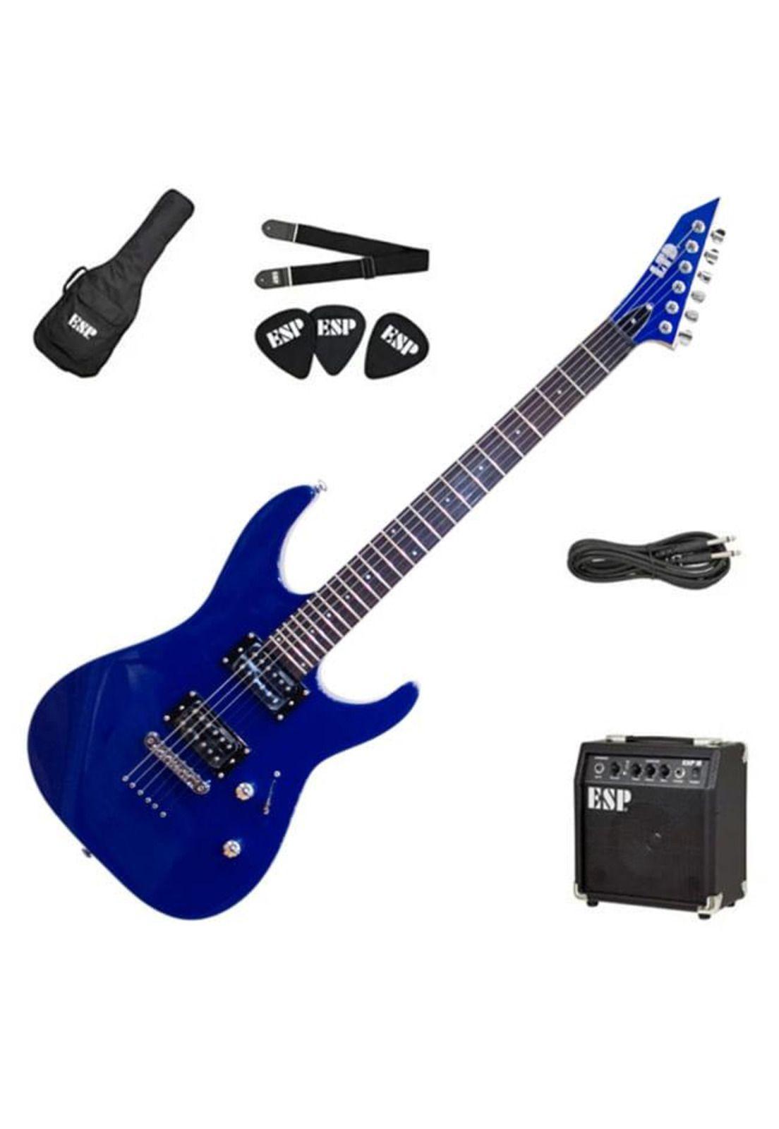 PACK M-10 BLUE PACK GUITARRA ELECTRICA LTD-0
