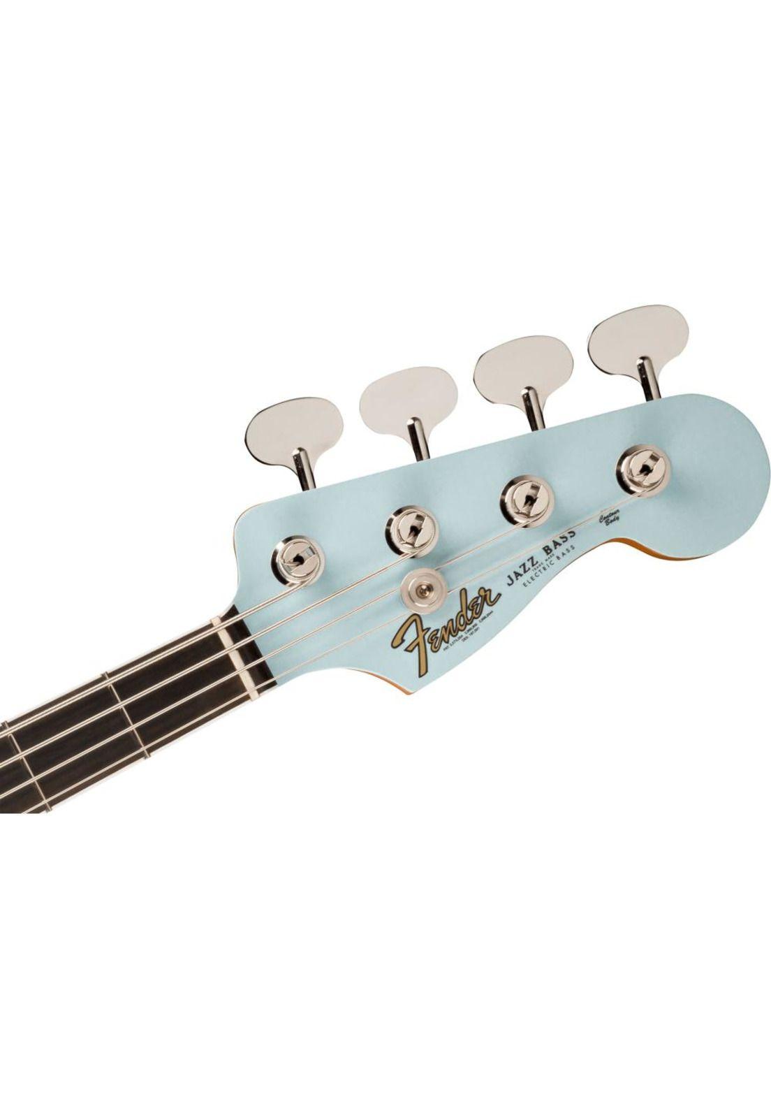 Bajo eléctrico Fender Gold Foil Jazz Bass® - Sonic Blue-3