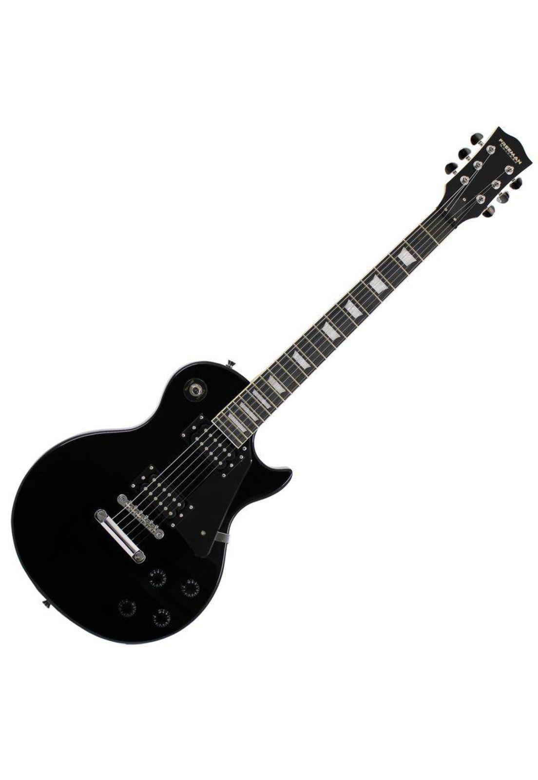 Guitarra eléctrica Freeman LP SLP-100 Negra-0