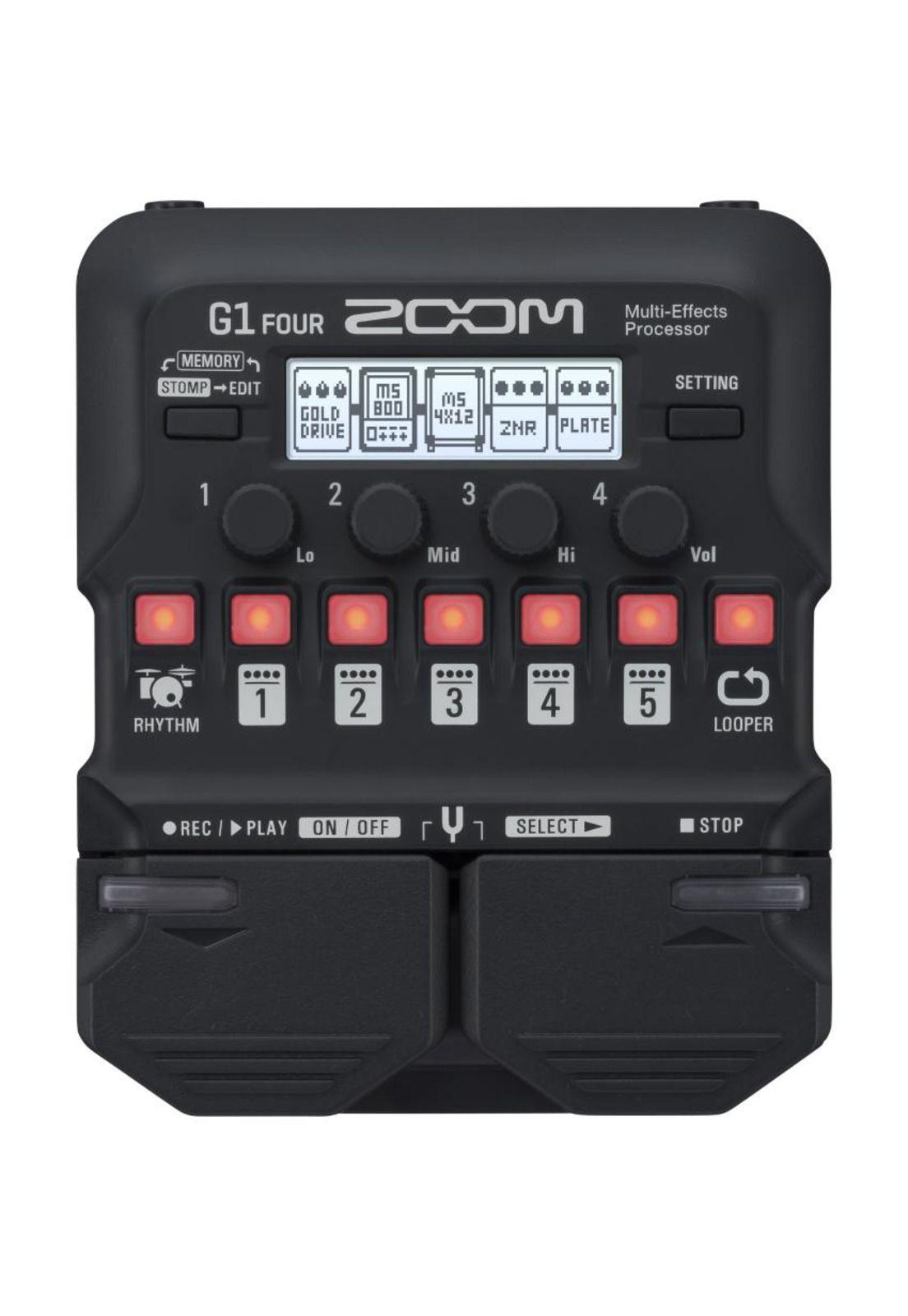Pedalera multiefecto Zoom G1 FOUR-0