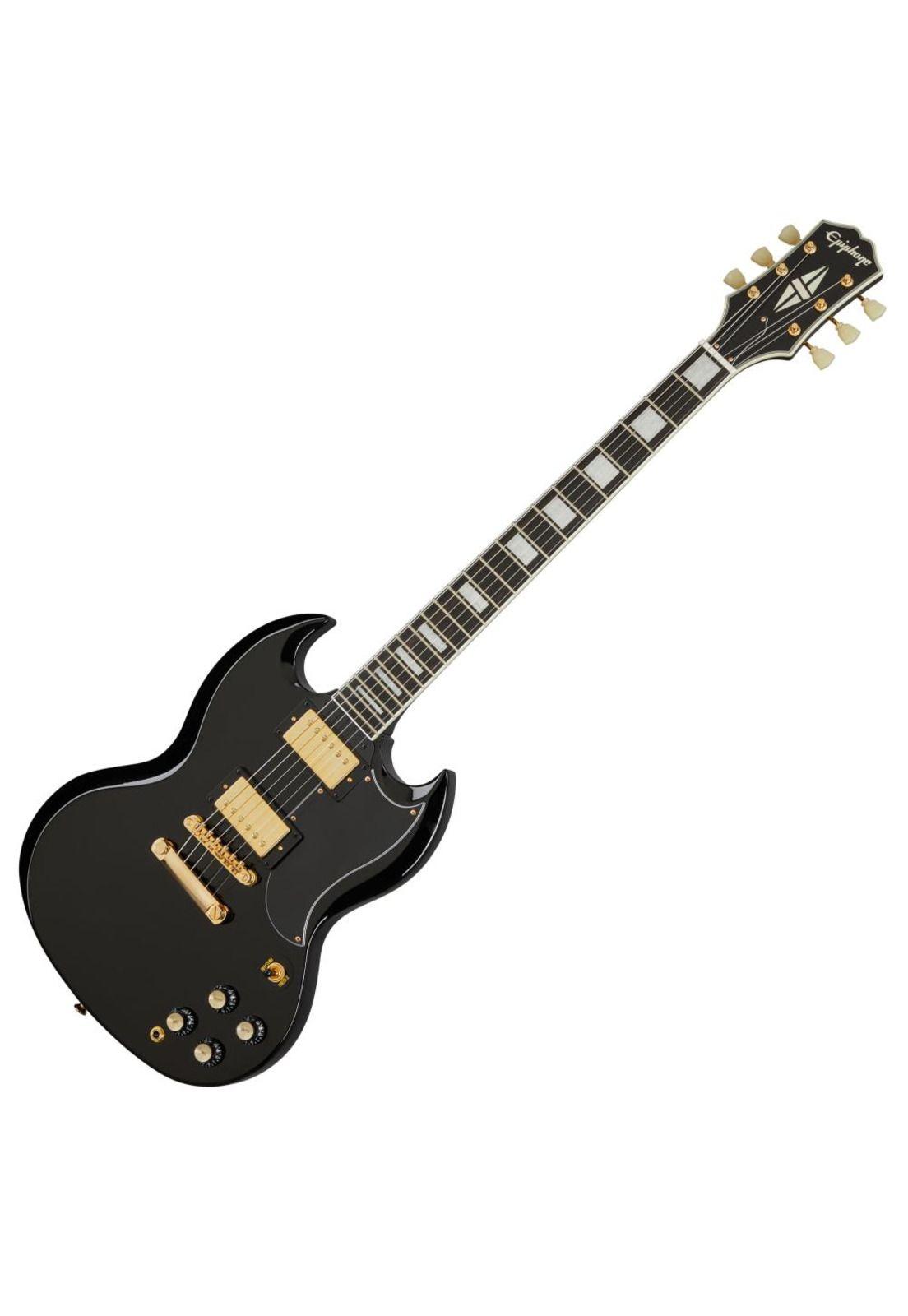 Guitarra eléctrica Epiphone SG Custom - Ebony-0
