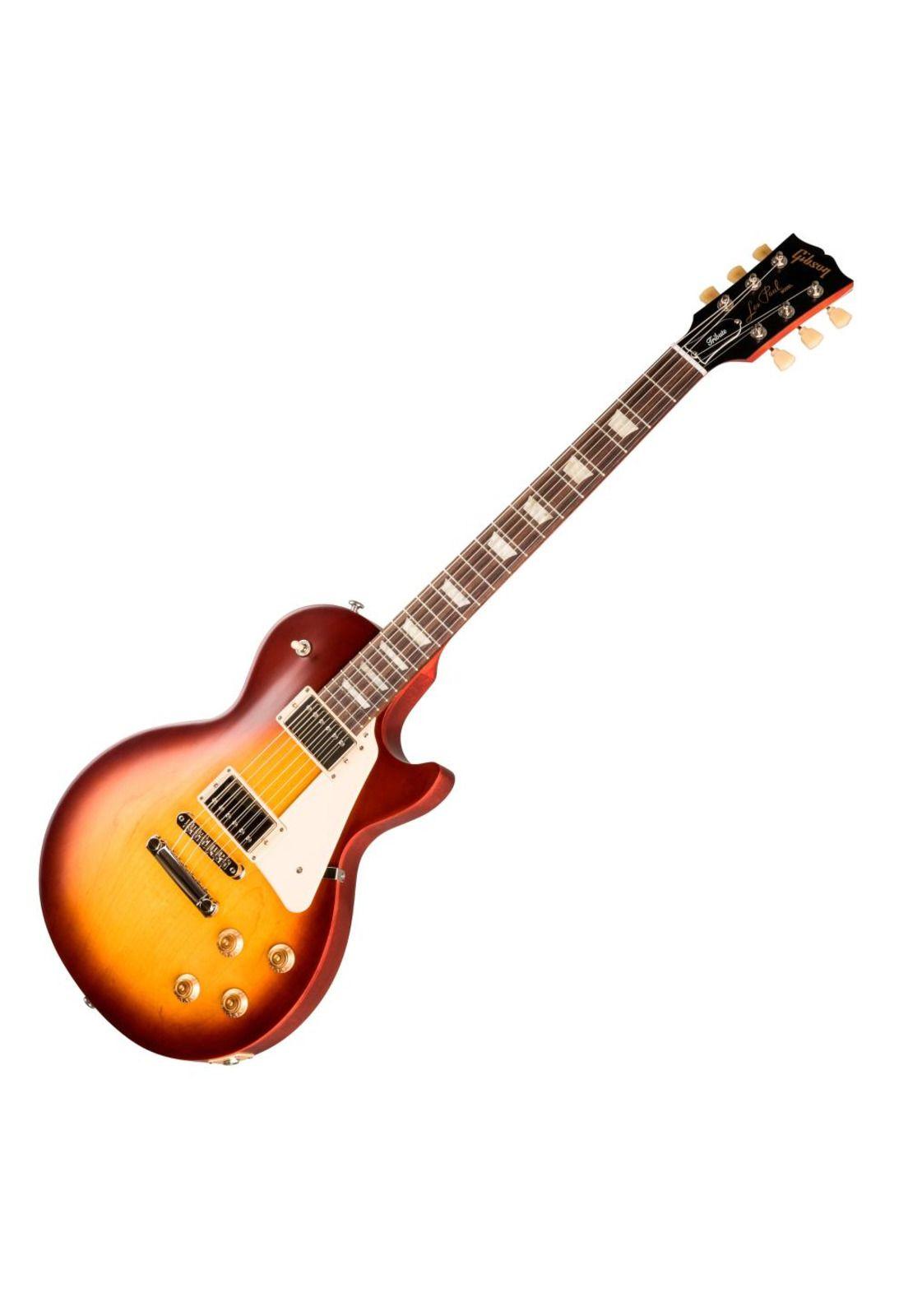 LES PAUL TRIBUTE GUITARRA ELECTRICA SATIN ICED TEA C/CASE GIBSON-0