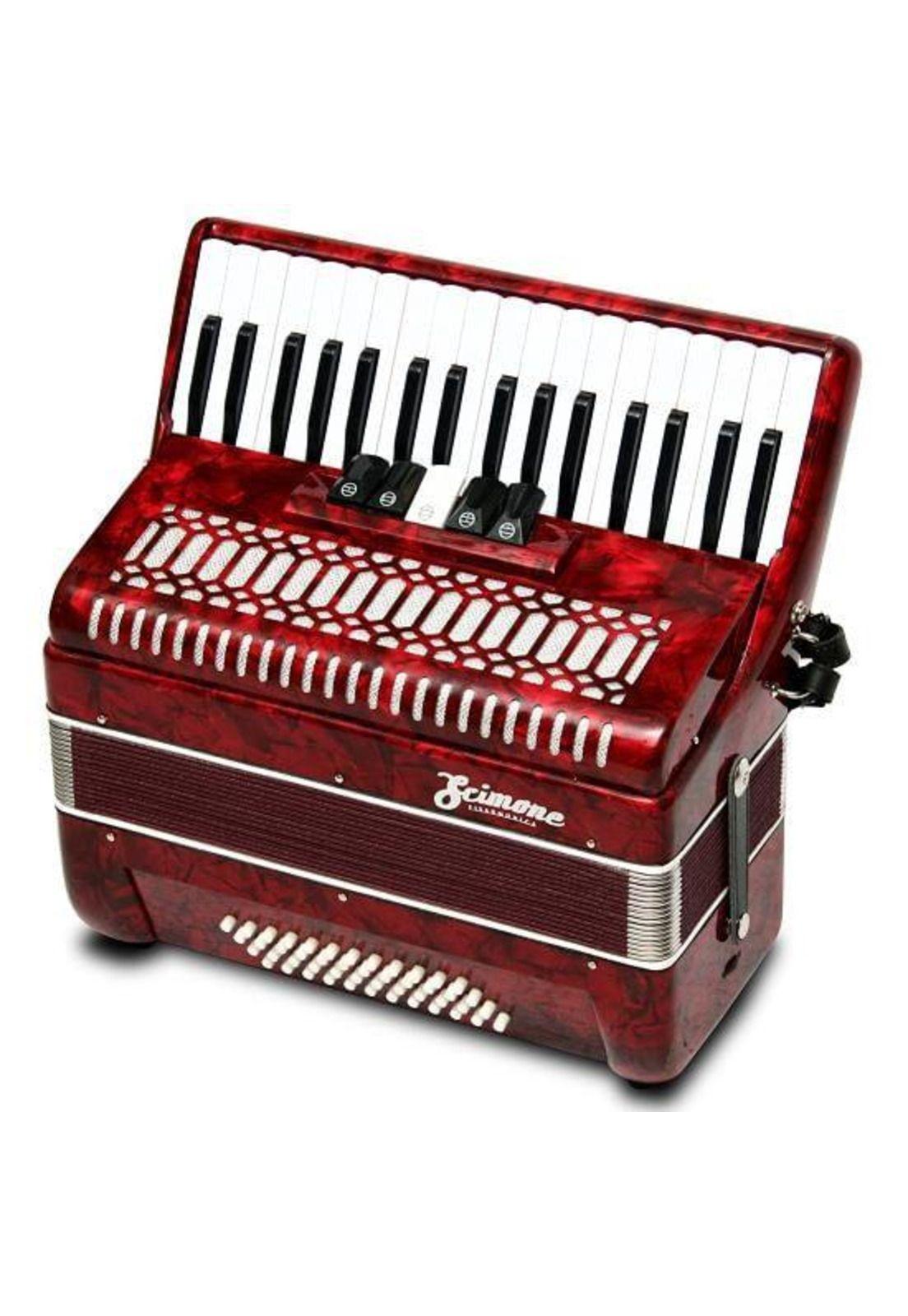 L1307 34K RD ACORDEON 48 BAJOS C/CASE SCIMONE-0