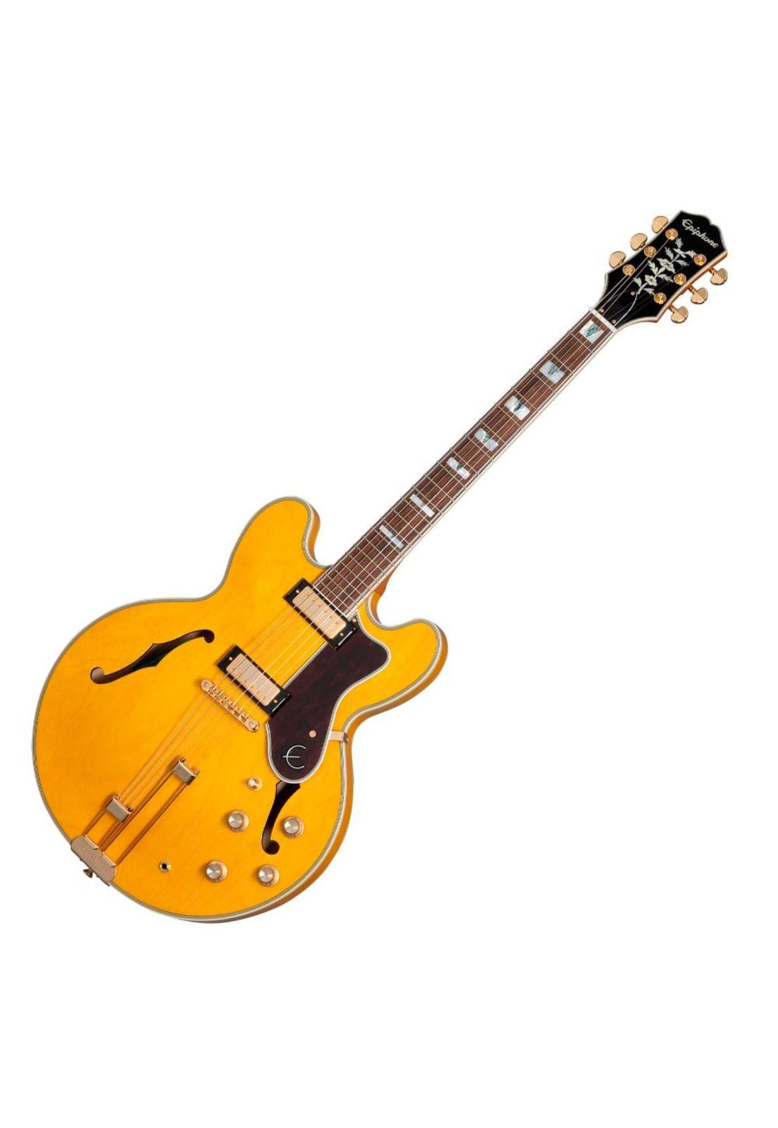 Guitarra eléctrica Epiphone Sheraton Frequensator Semi-hollowbody - Natural-0