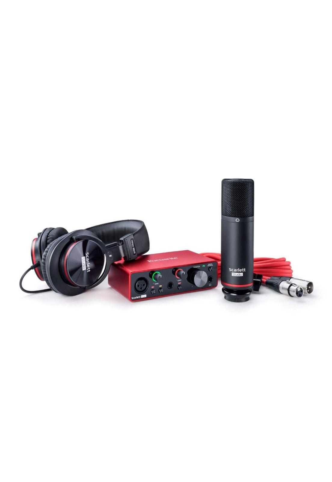 PACK HOMESTUDIO SCARLETT 2i2 STUDIO (MK3) RD-1