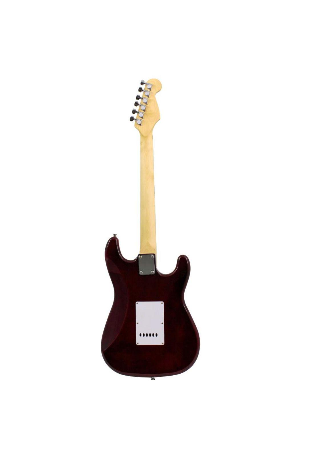 Guitarra eléctrica zurda Freeman FREG1003 rojo vino-2