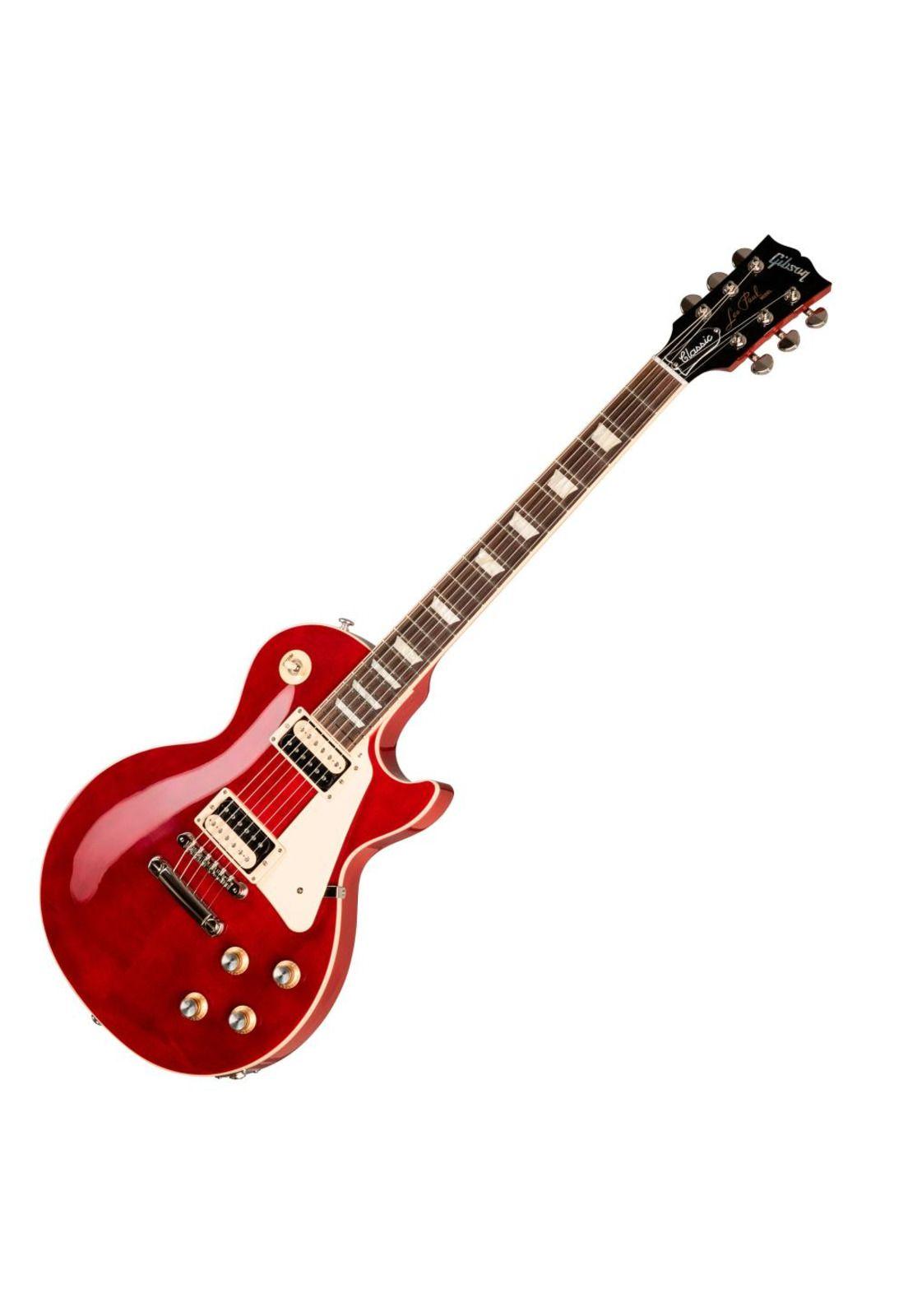 LES PAUL CLASSIC GUITARRA ELECTRICA TRANSLUCENT CHERRY C/CASE GIBSON-0