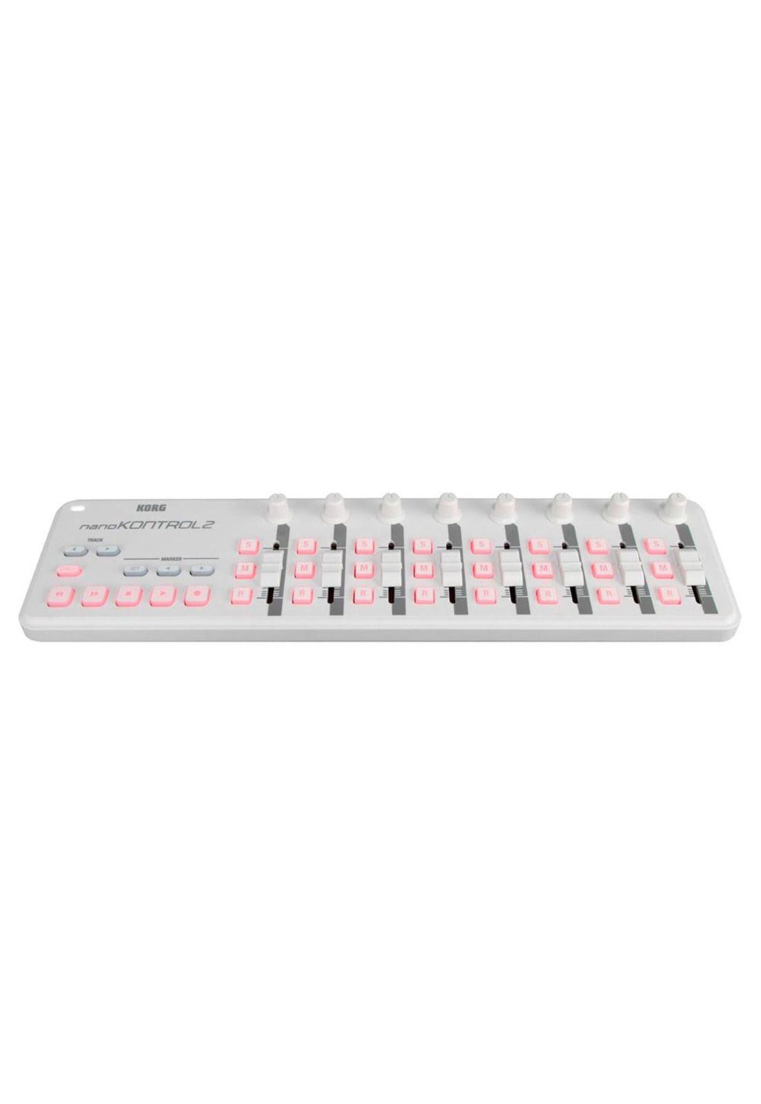 Controlador MIDI Korg NANOKONTROL2 color blanco-0