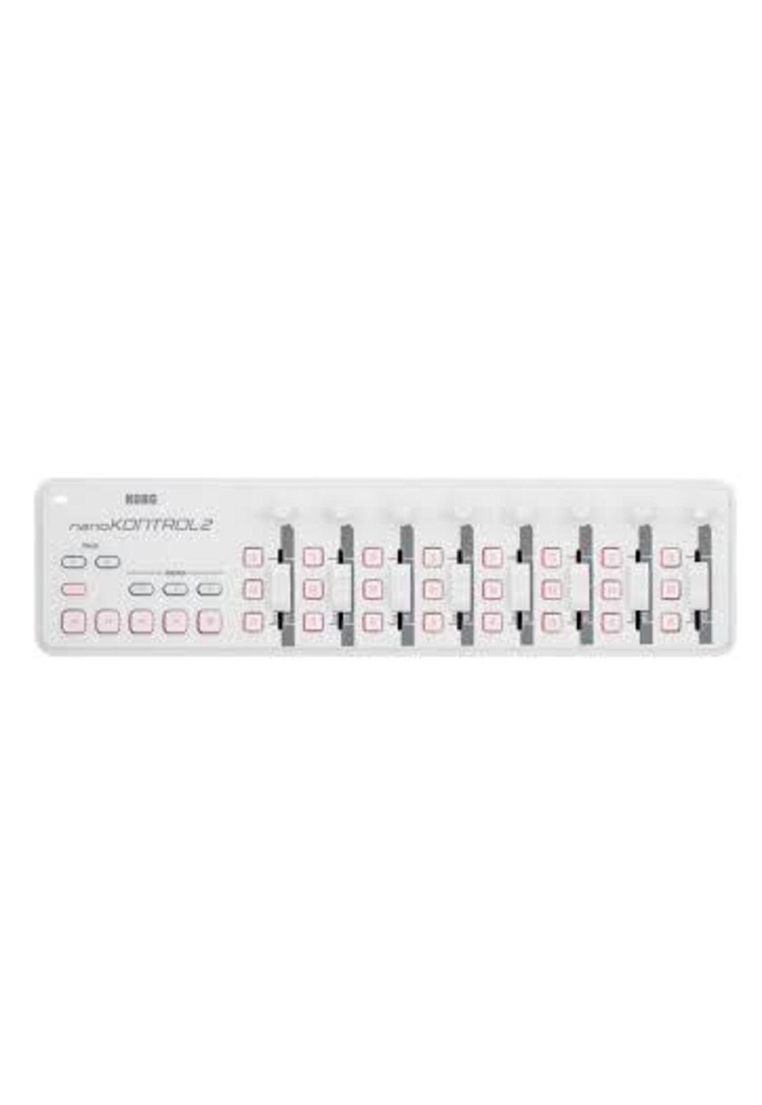 Controlador MIDI Korg NANOKONTROL2 color blanco-2