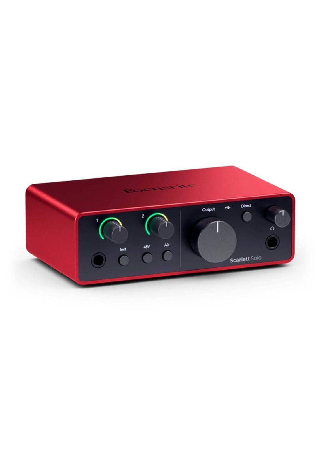 Interfaz De Audio Focusrite Scarlett Solo 4th Gen-0
