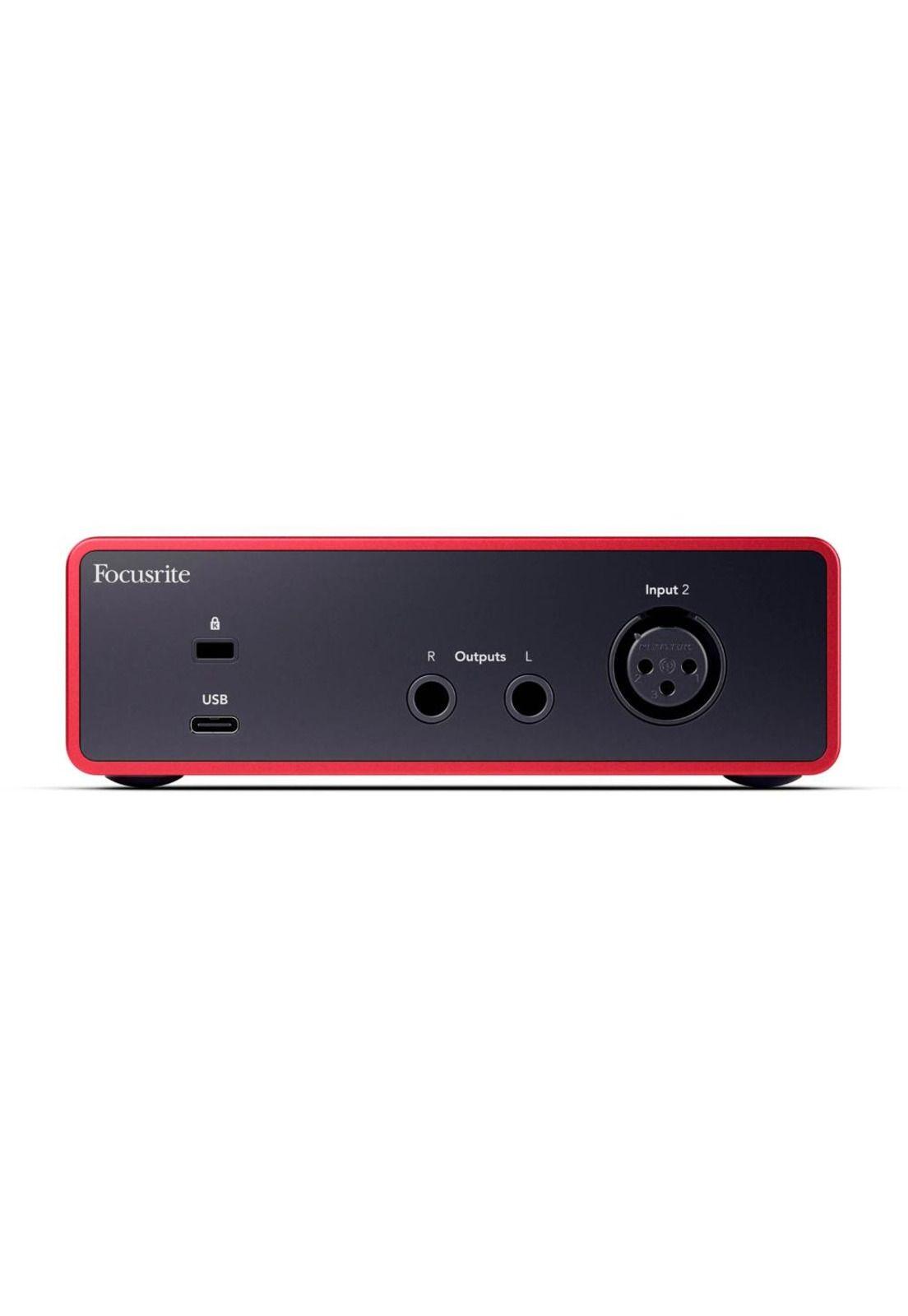 Interfaz De Audio Focusrite Scarlett Solo 4th Gen-1