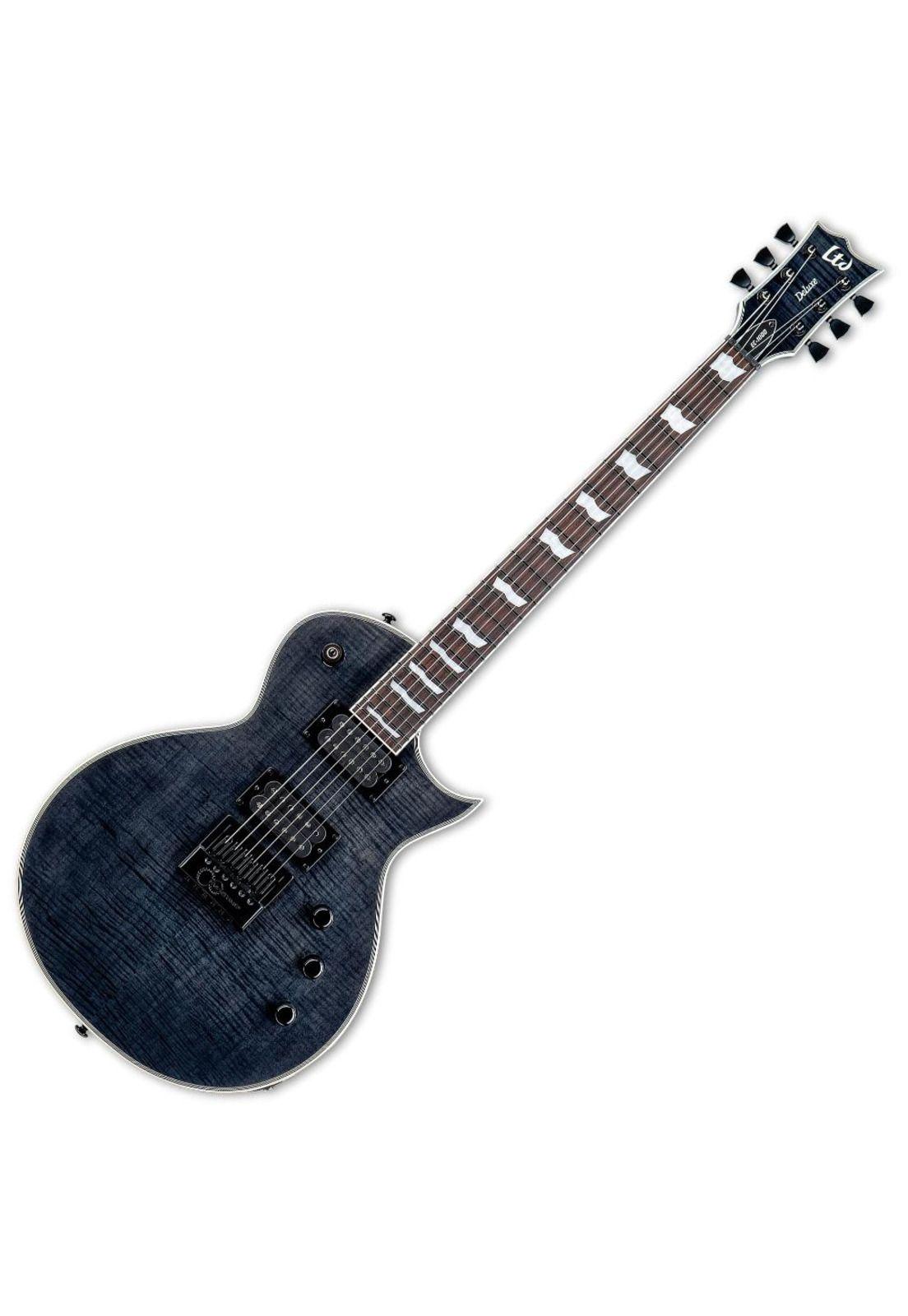 Guitarra eléctrica LTD EC-1000 Evertune - See Thru Black-0