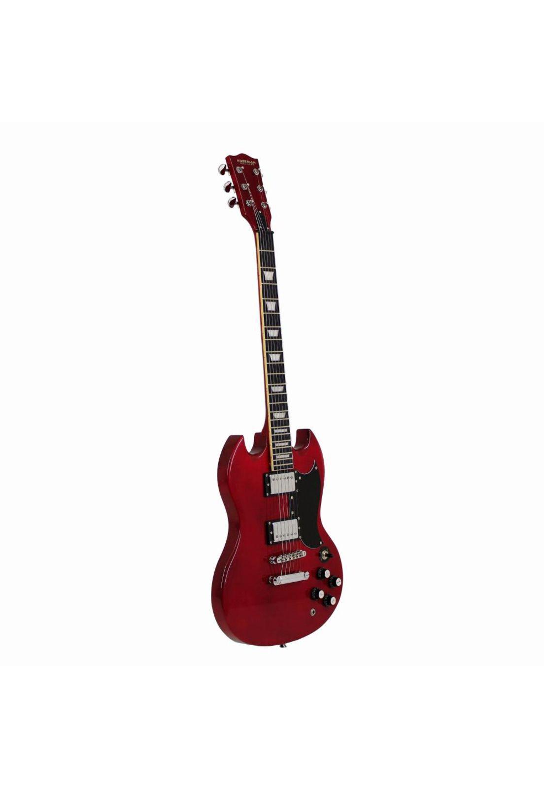 Guitarra eléctrica Freeman SG SSG-10 Rojo vino-1