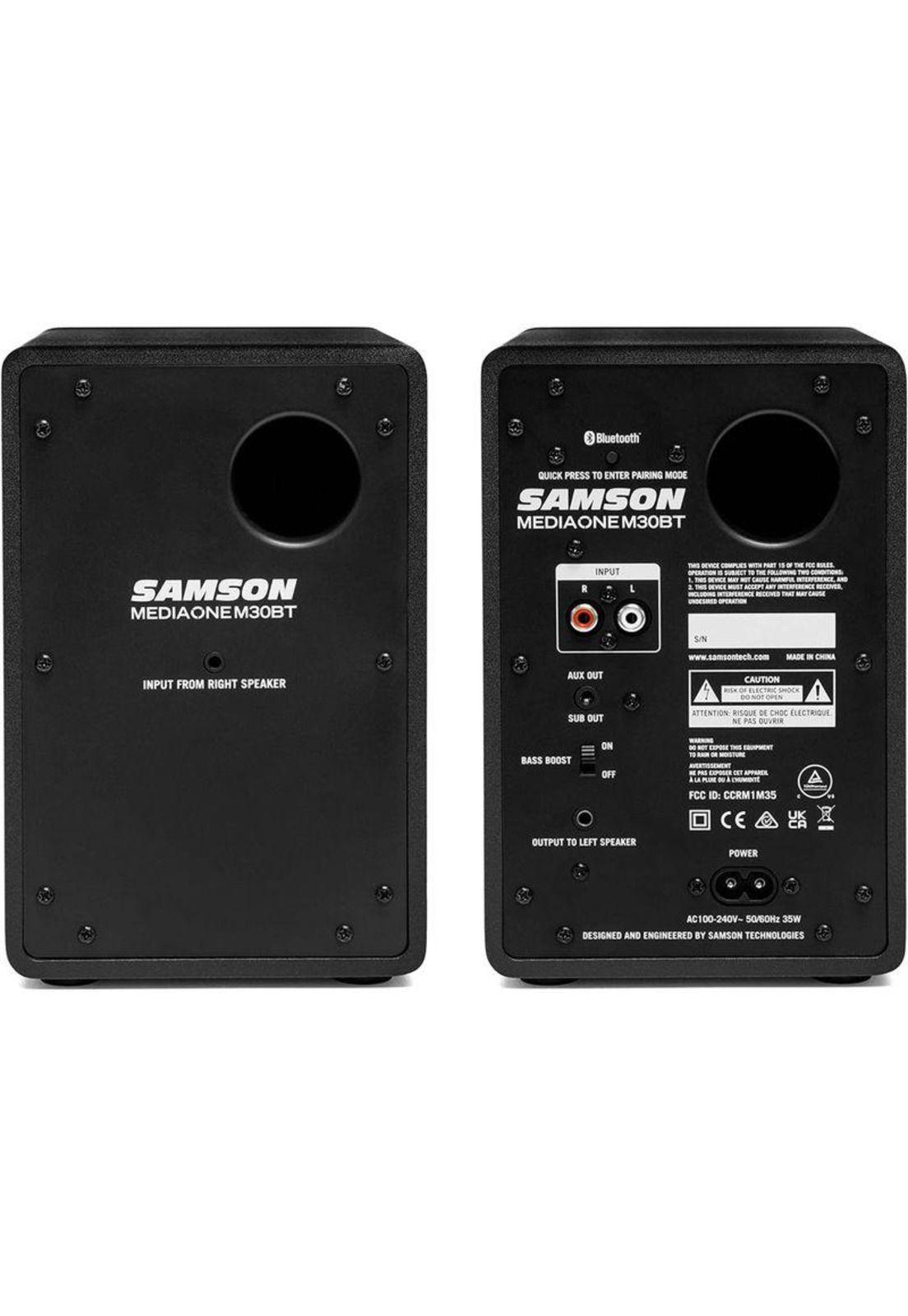 Monitores de estudio Bluetooth Samson MediaOne M30BT-2