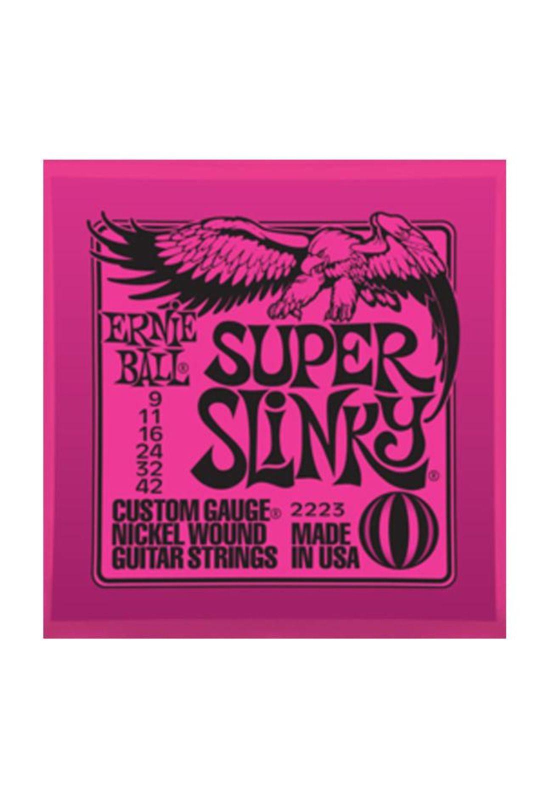 Cuerdas Guitarra Eléctrica Ernie Ball 9-42 P02223-0