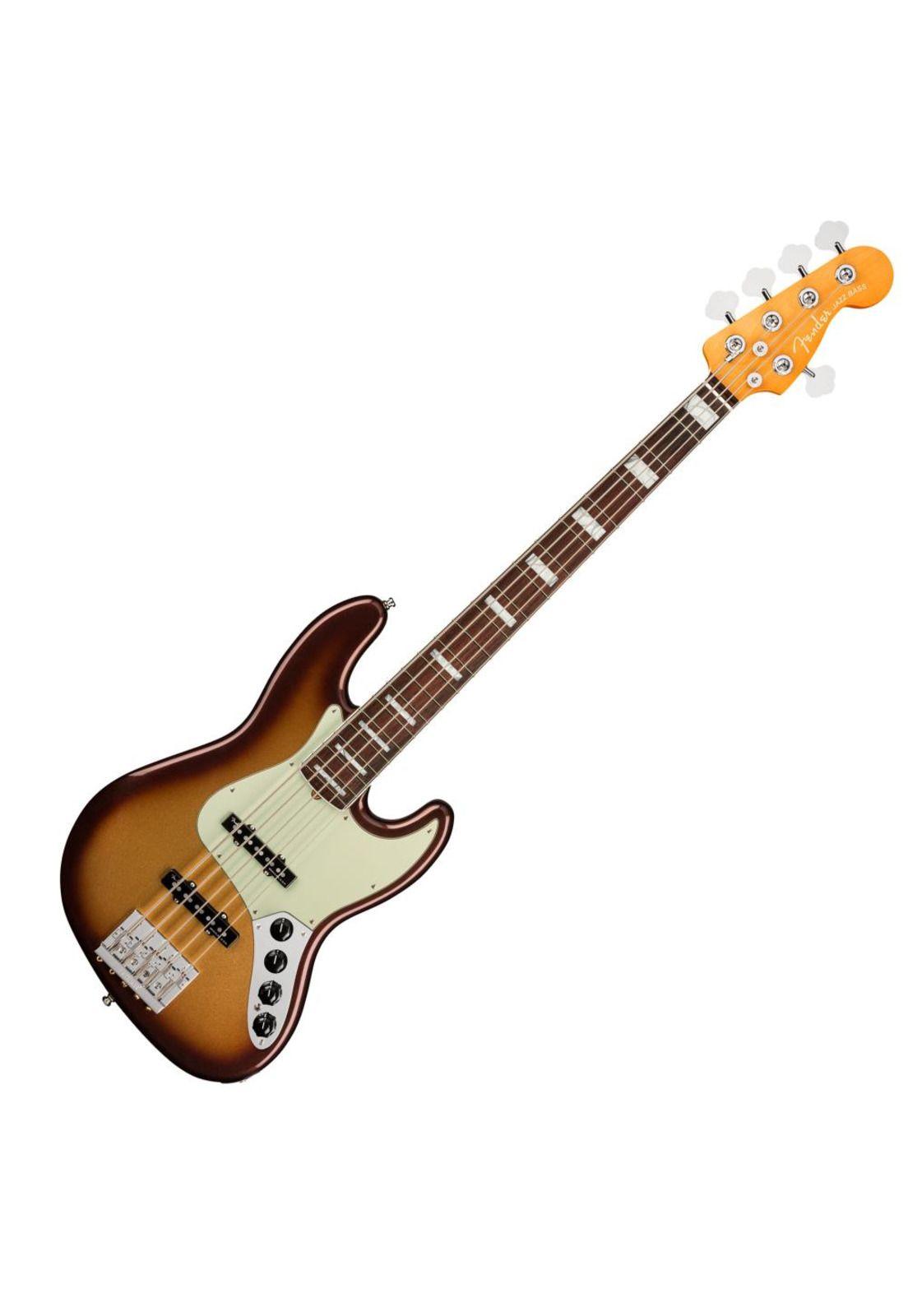 Bajo eléctrico Fender American Ultra Jazz BassV  MochaBurst-0
