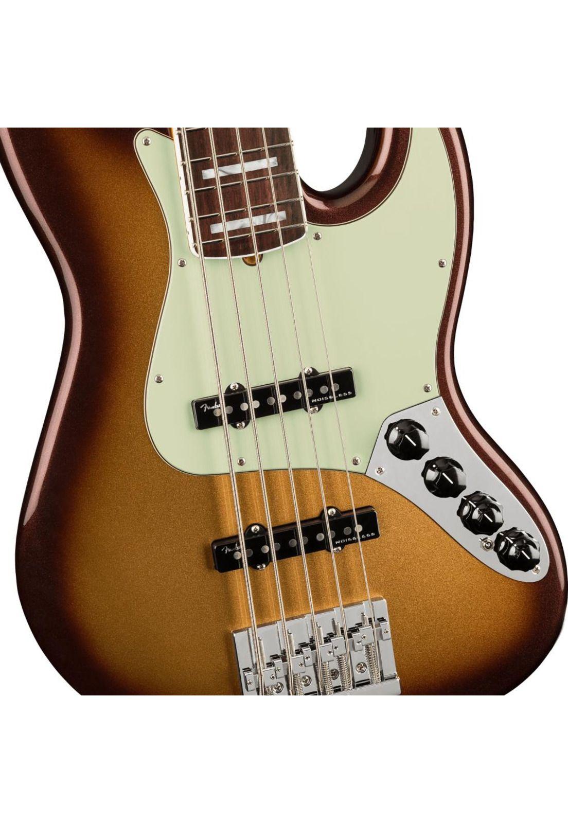 Bajo eléctrico Fender American Ultra Jazz BassV  MochaBurst-1