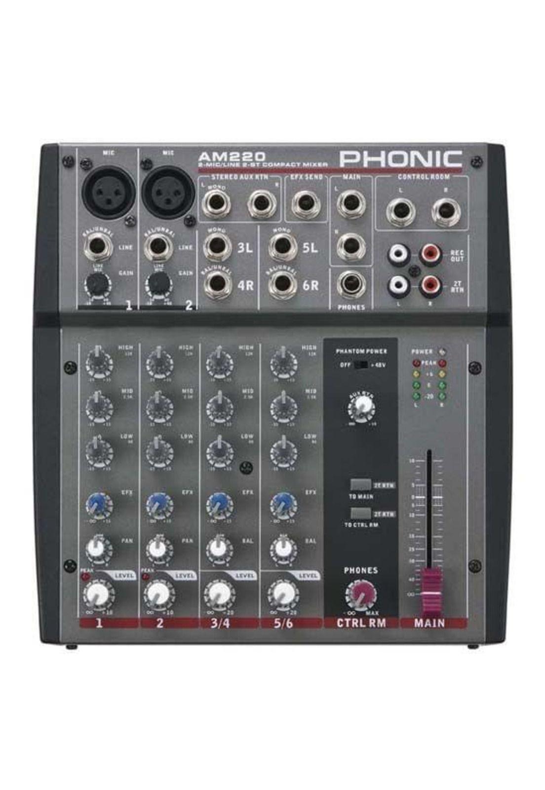 AM220 GY MIXER ANALOGO PHONIC-0