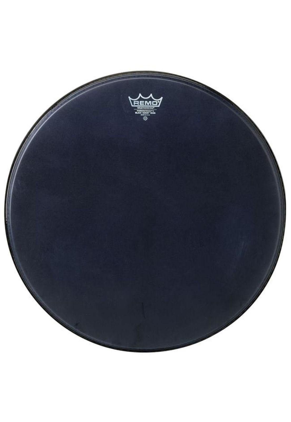 Parche Remo Black Suede Powerstroke P3-1820-ES - 20 pulgadas-1