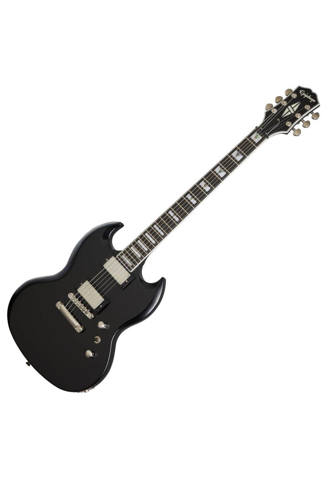 Guitarra eléctrica Epiphone SG Prophecy - Black Aged Gloss-0