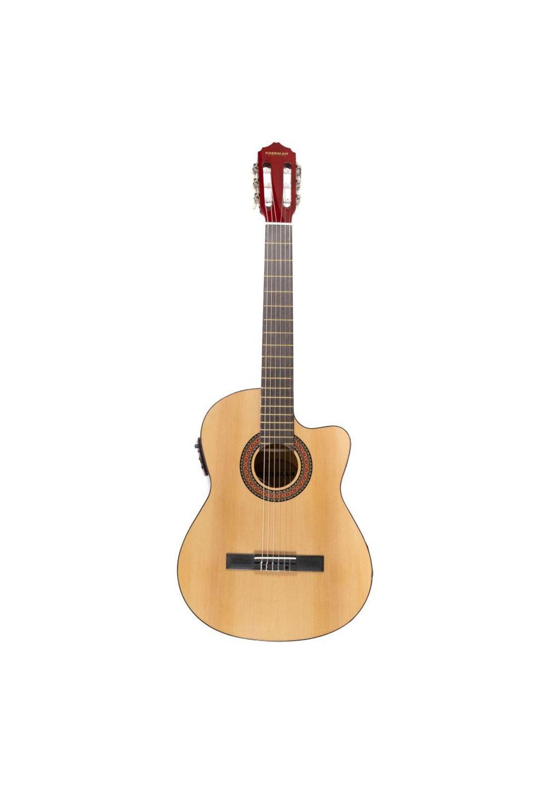Pack de guitarra eléctroacústica Freeman FRCG44EQ - Natural-1
