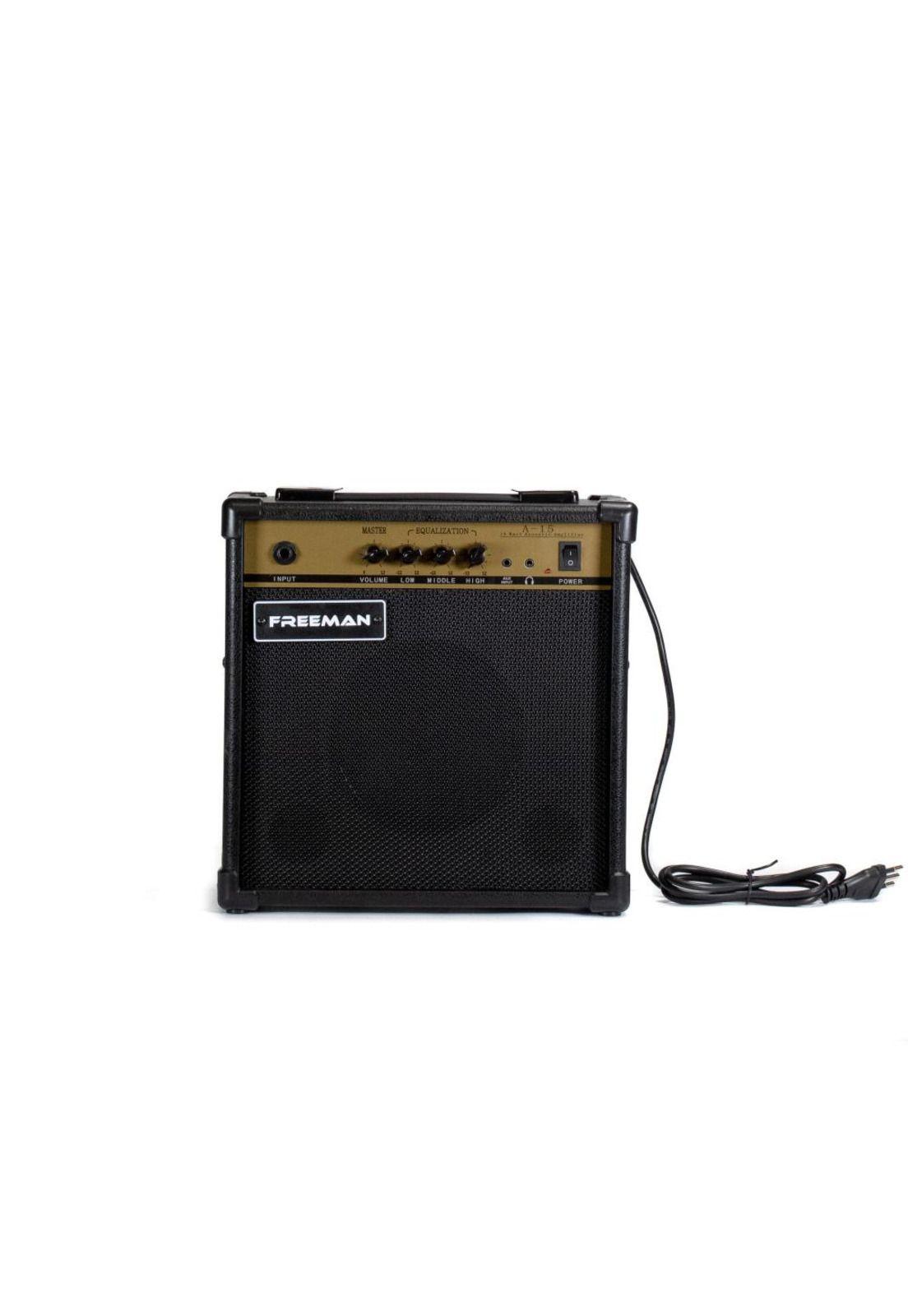 Pack de guitarra eléctroacústica Freeman FRCG44EQ - Natural-4