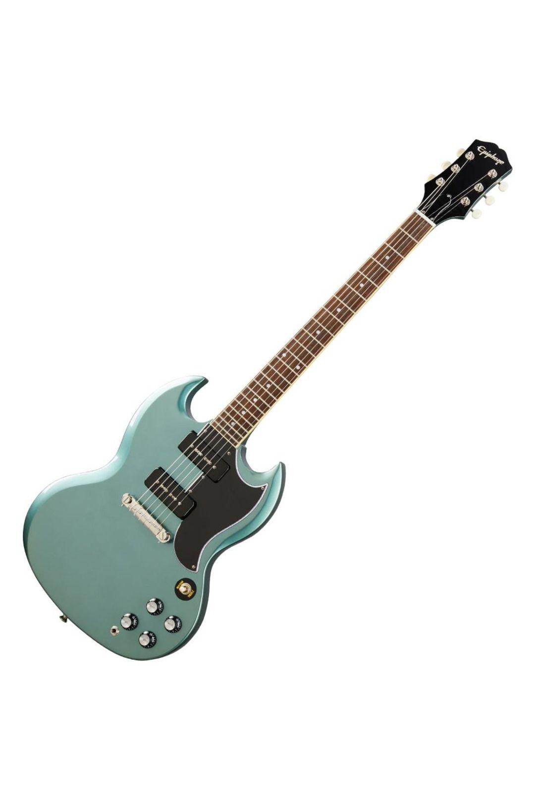 Guitarra eléctrica Epiphone SG Special P-90 - Faded Pelham Blue-0
