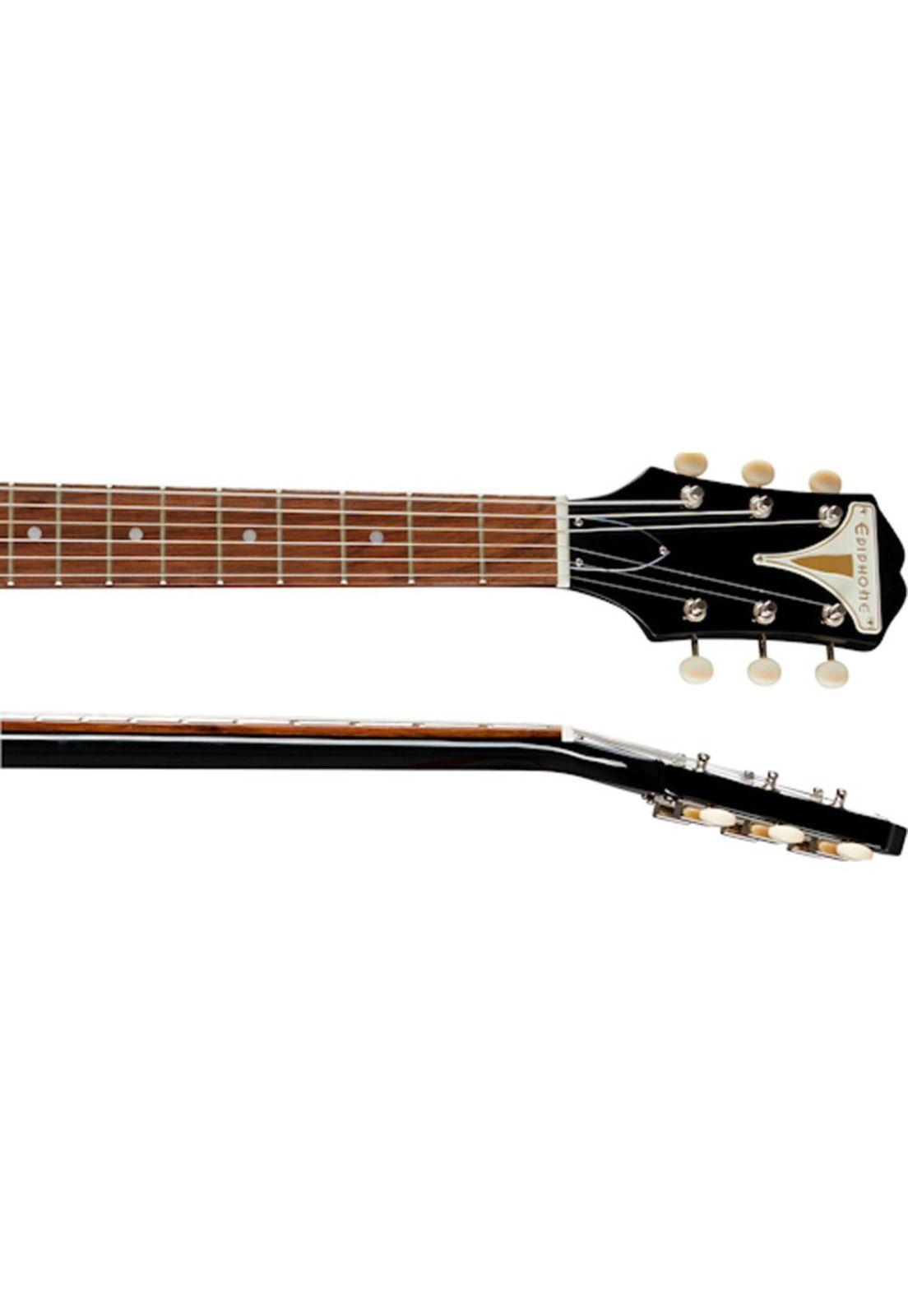 CORONET GUITARRA ELECTRICA EBONY EPIPHONE-4