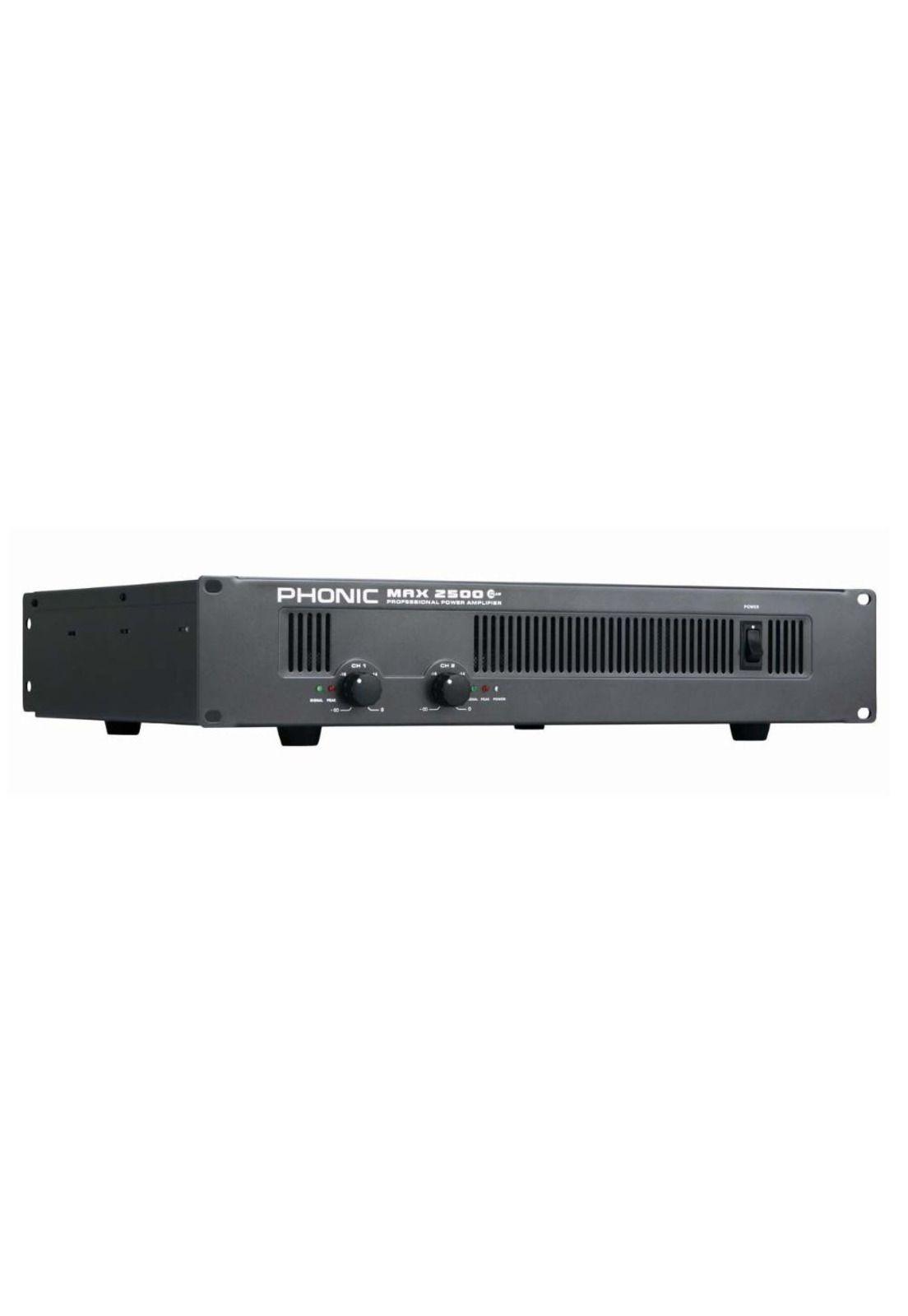 Amplificador de potencia Phonic MAX 2500 PLUS-1