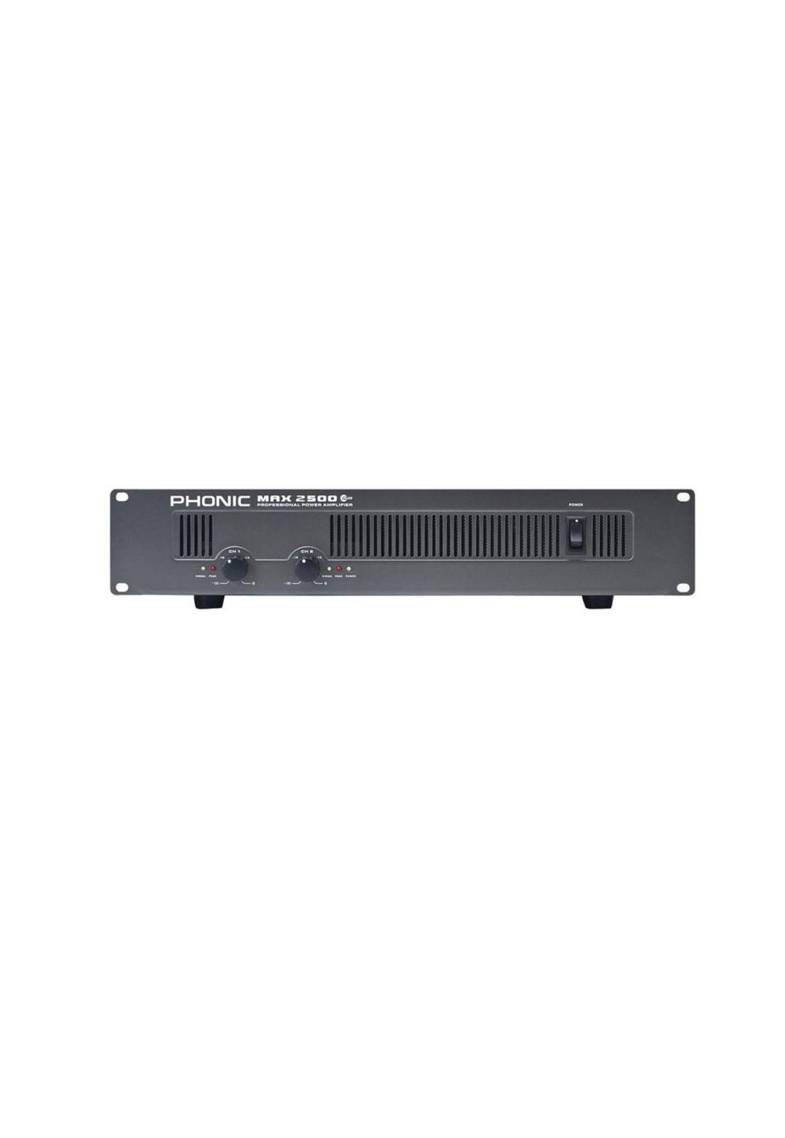 Amplificador de potencia Phonic MAX 2500 PLUS-2