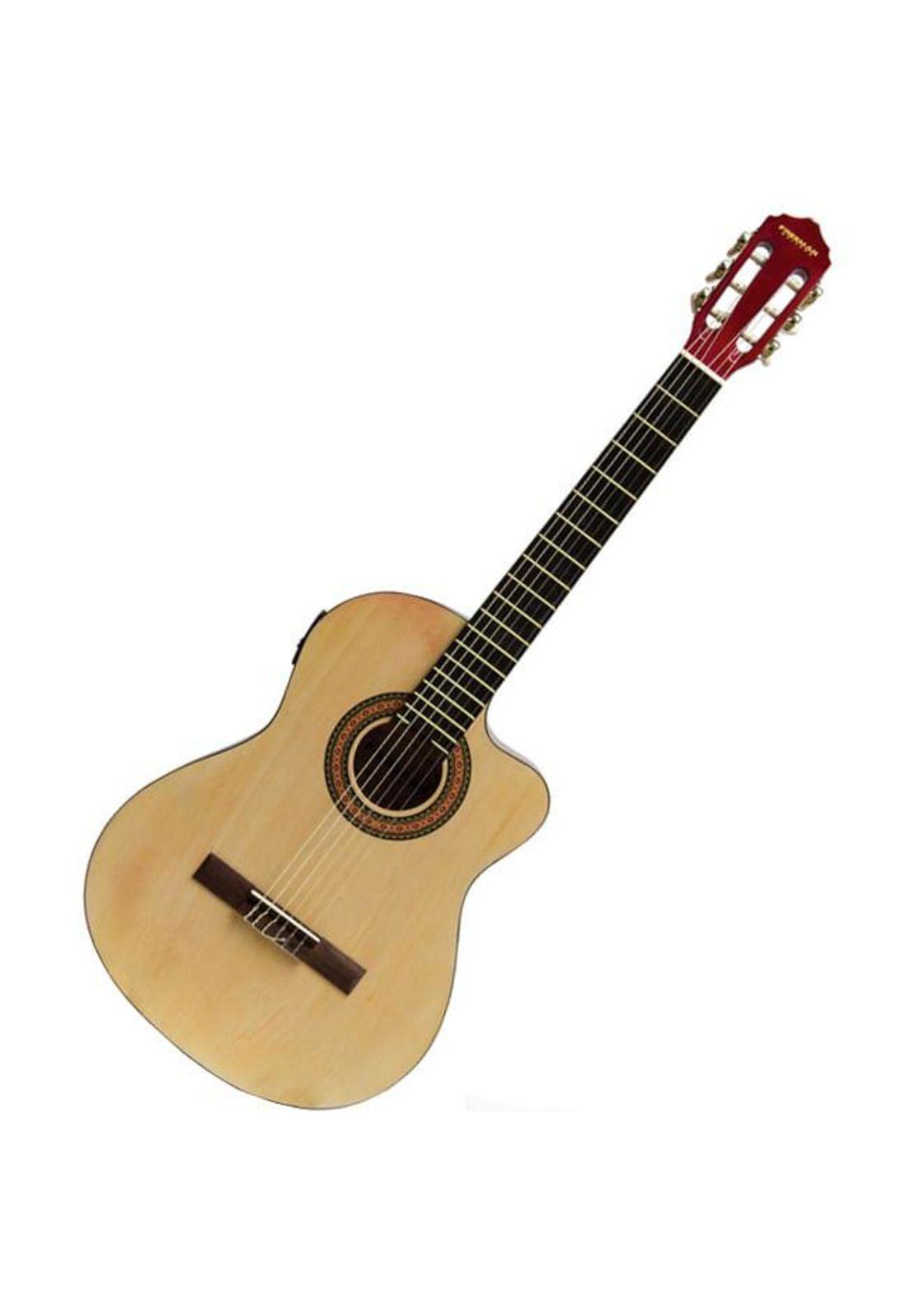 Guitarra eléctroacústica Freeman FRCG44CTV - Natural-0