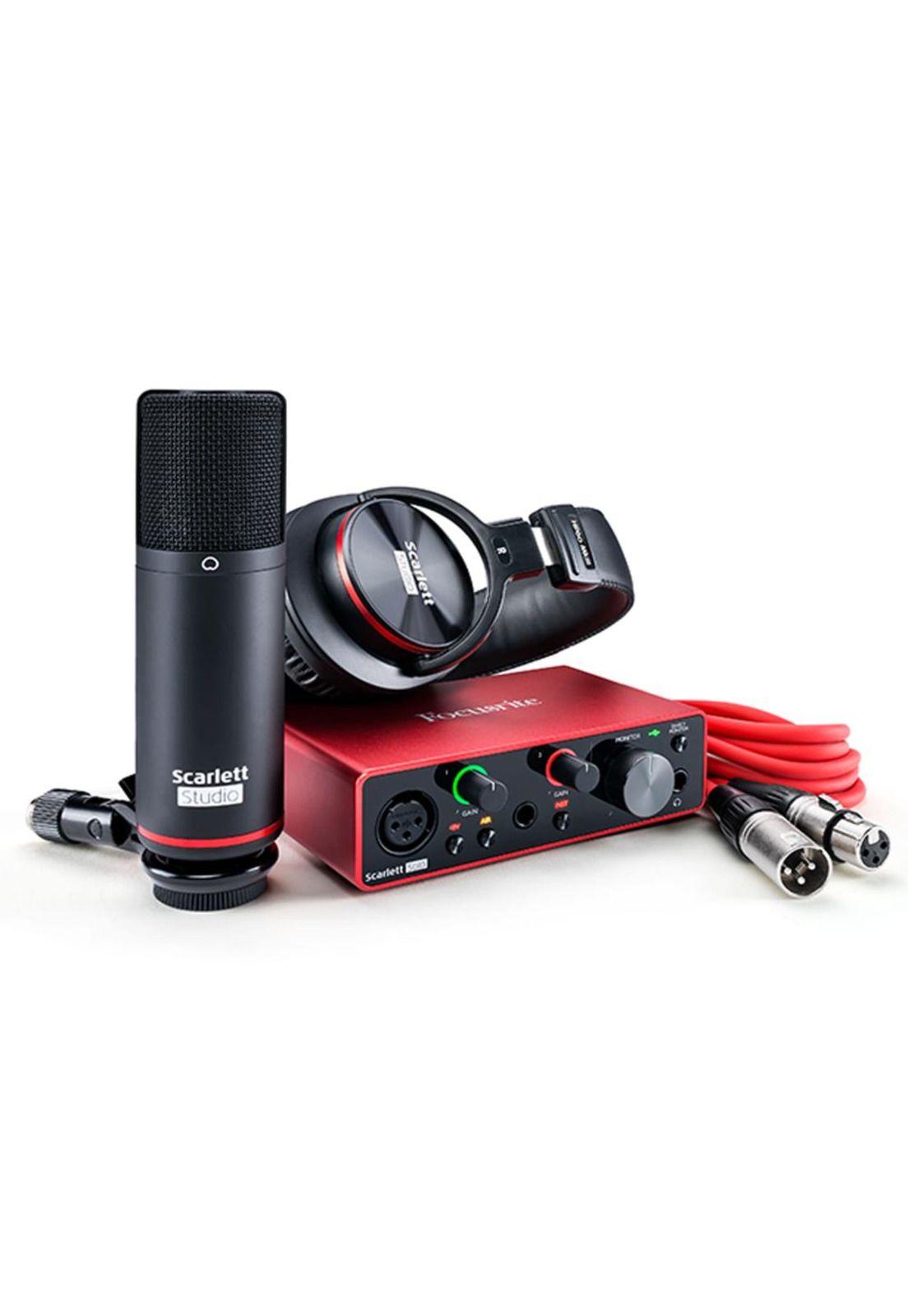 SCARLETT SOLO (3ER GENERACIÓN) RD PACK HOMESTUDIO FOCUSRITE-0