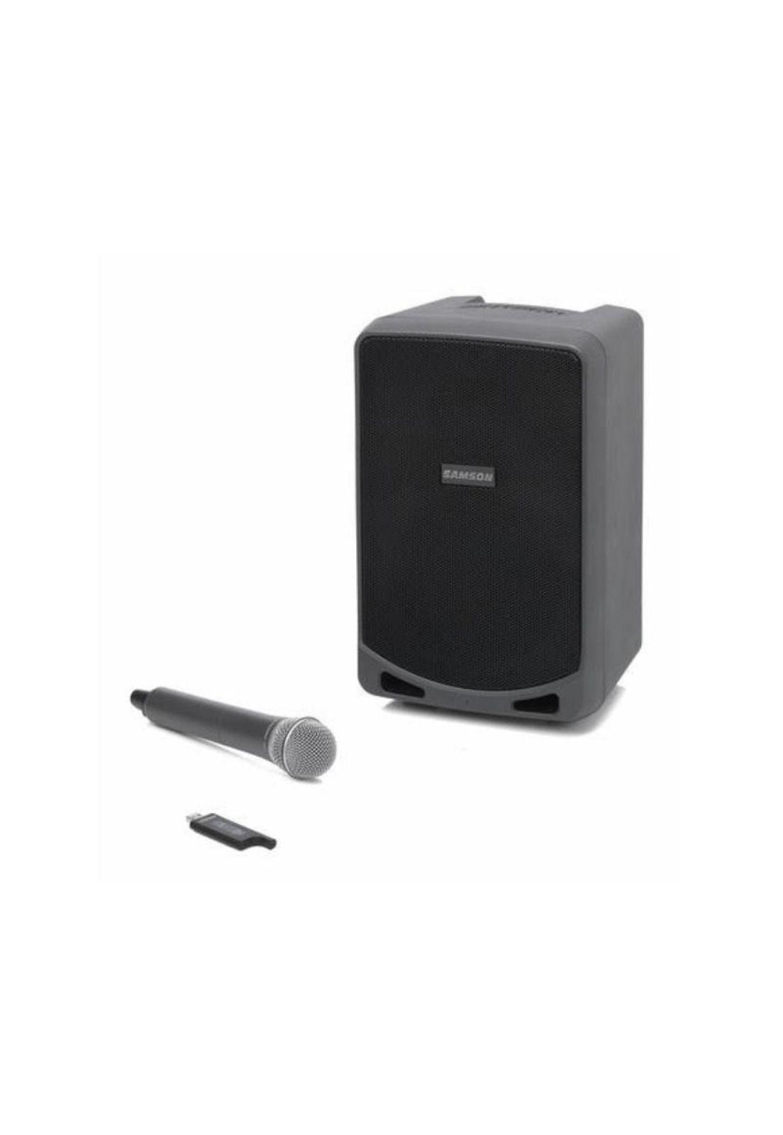 Caja acústica activa Samson con bluetooth XP106W con Mic.-0