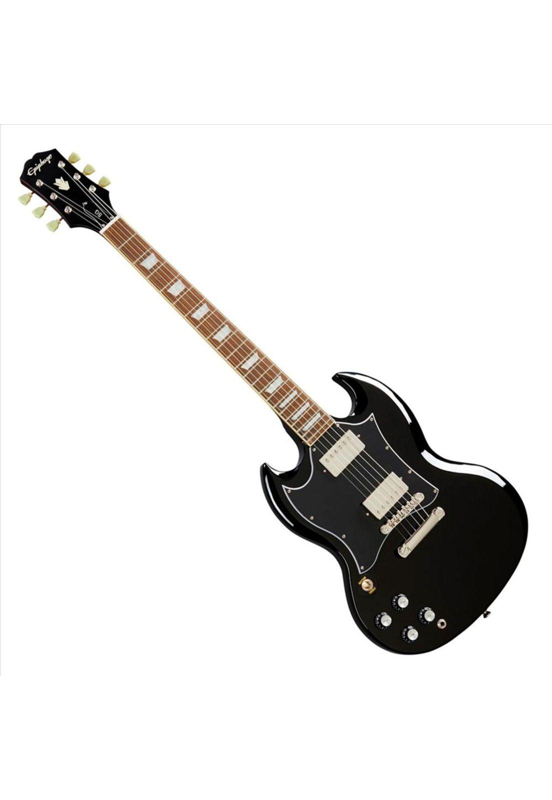 SG STANDARD GUITARRA ELECTRICA EBONY ZURDA EPIPHONE-0