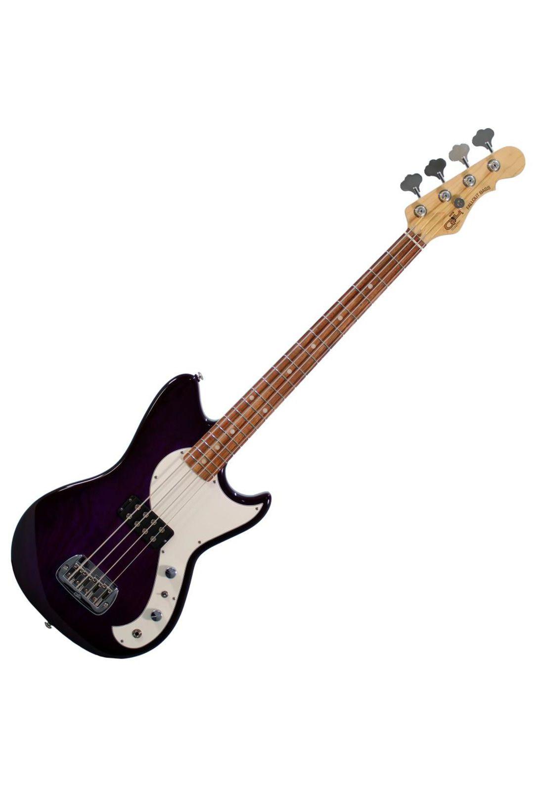 Bajo eléctrico G&L Fallout Shortscale - Purpleburst-0