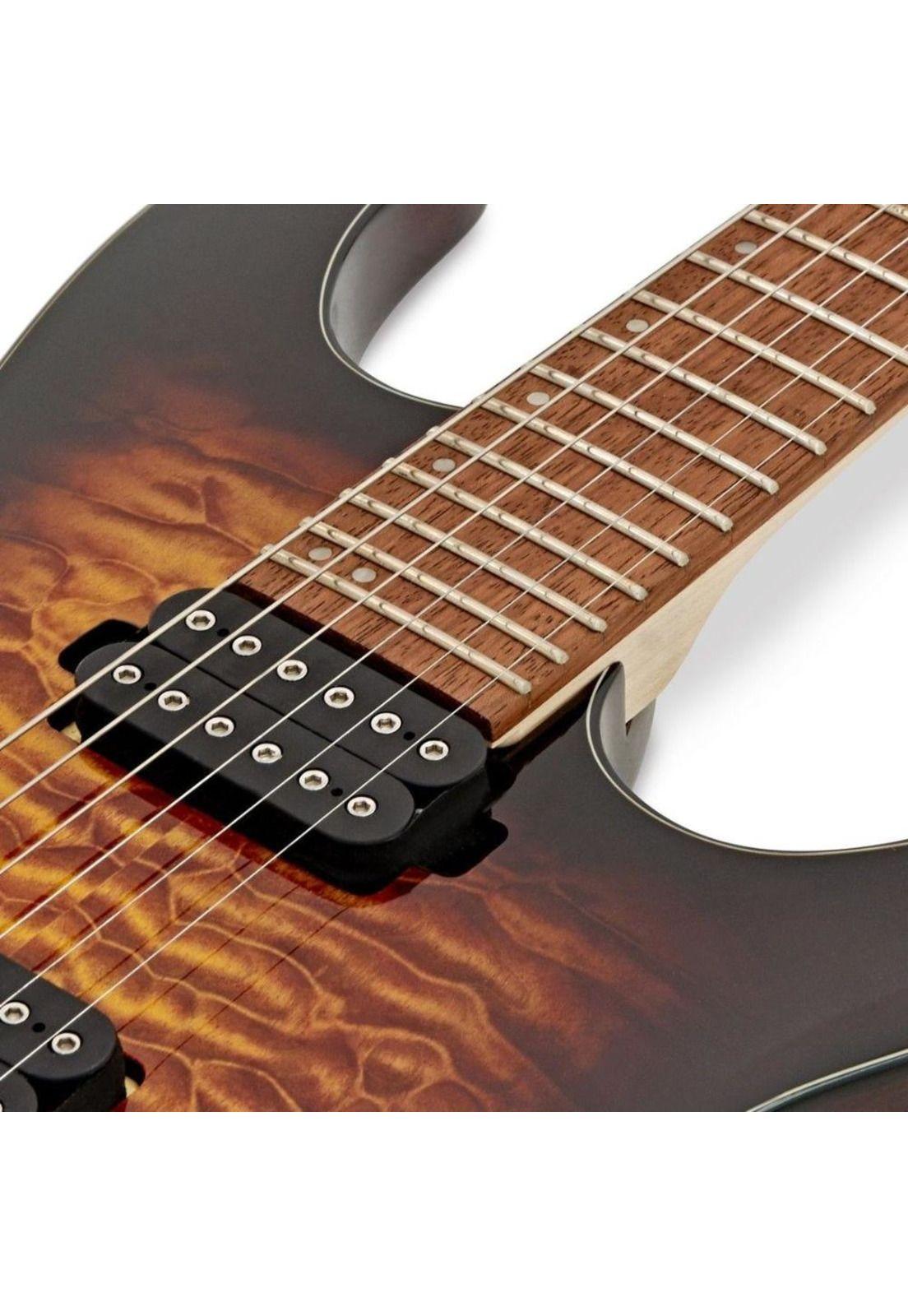 Guitarra eléctrica Ibanez S standard S621QM - Dragon Eye Burst-4