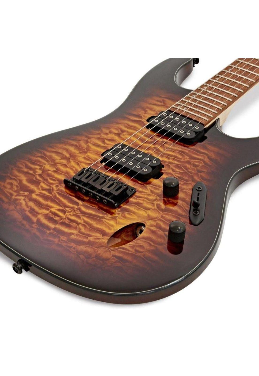 Guitarra eléctrica Ibanez S standard S621QM - Dragon Eye Burst-5
