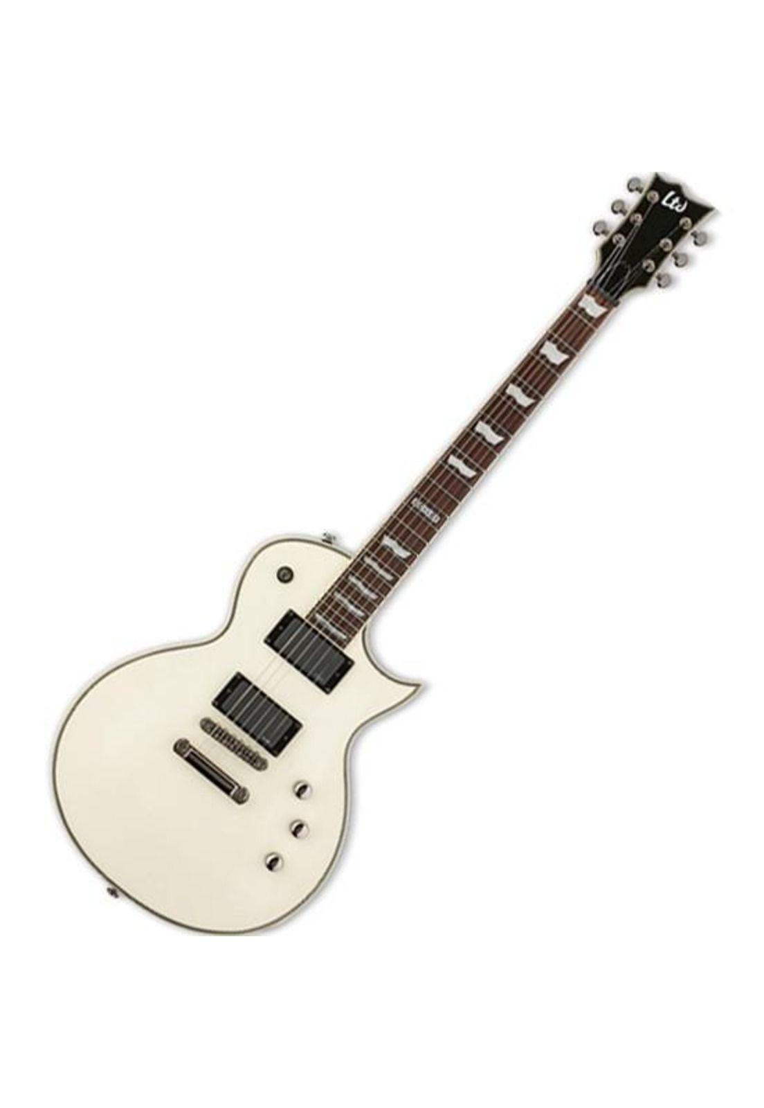 Guitarra eléctrica LTD EC401 - Olympic White-0