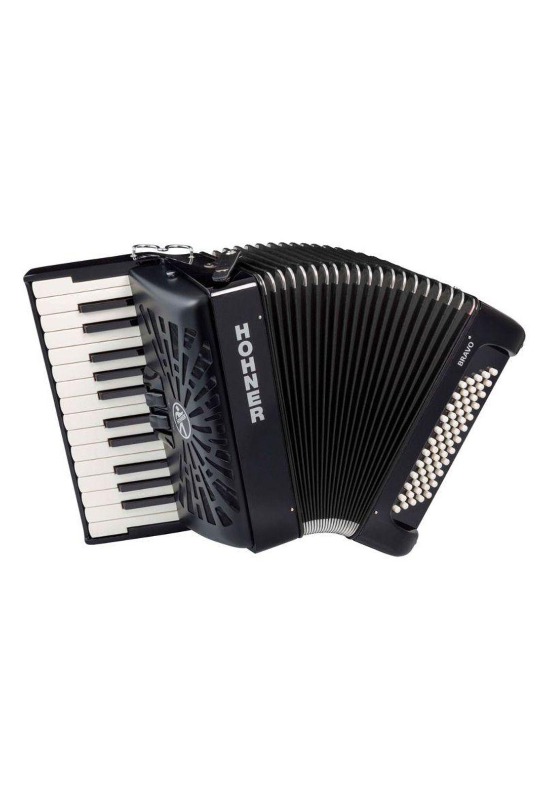 Acordeón Hohner Bravo II 60 A16962 - Black-0