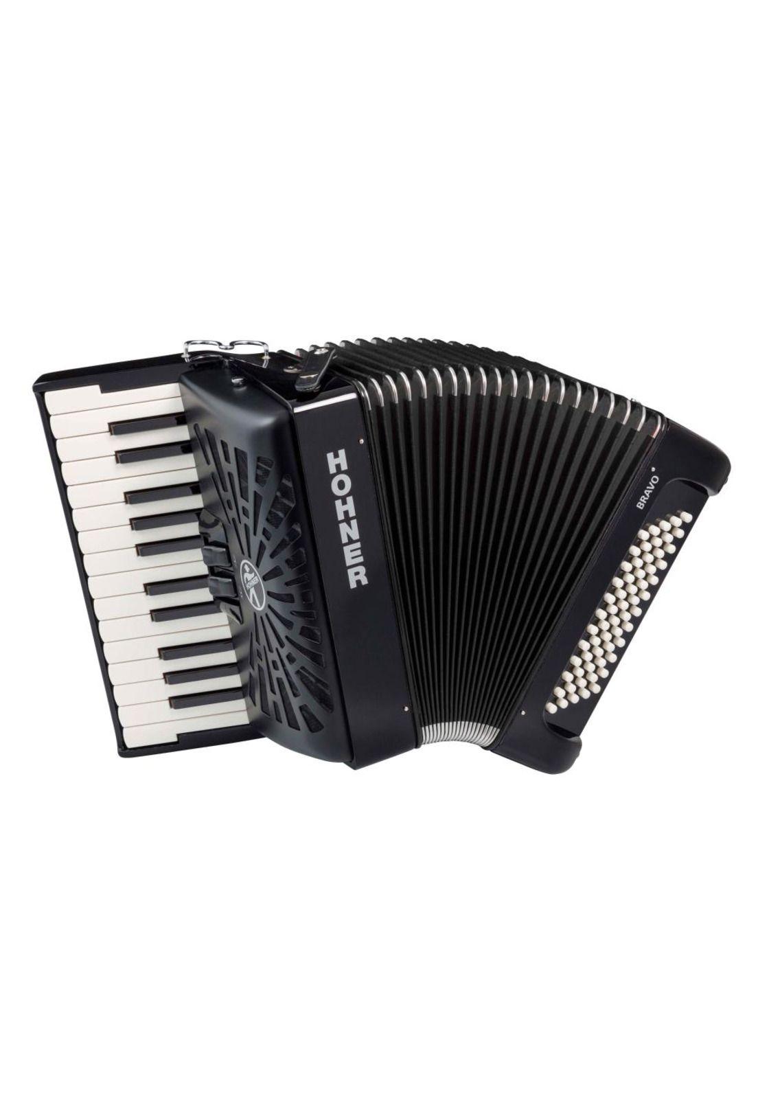 Acordeón Hohner Bravo II 60 A16962 - Black-1