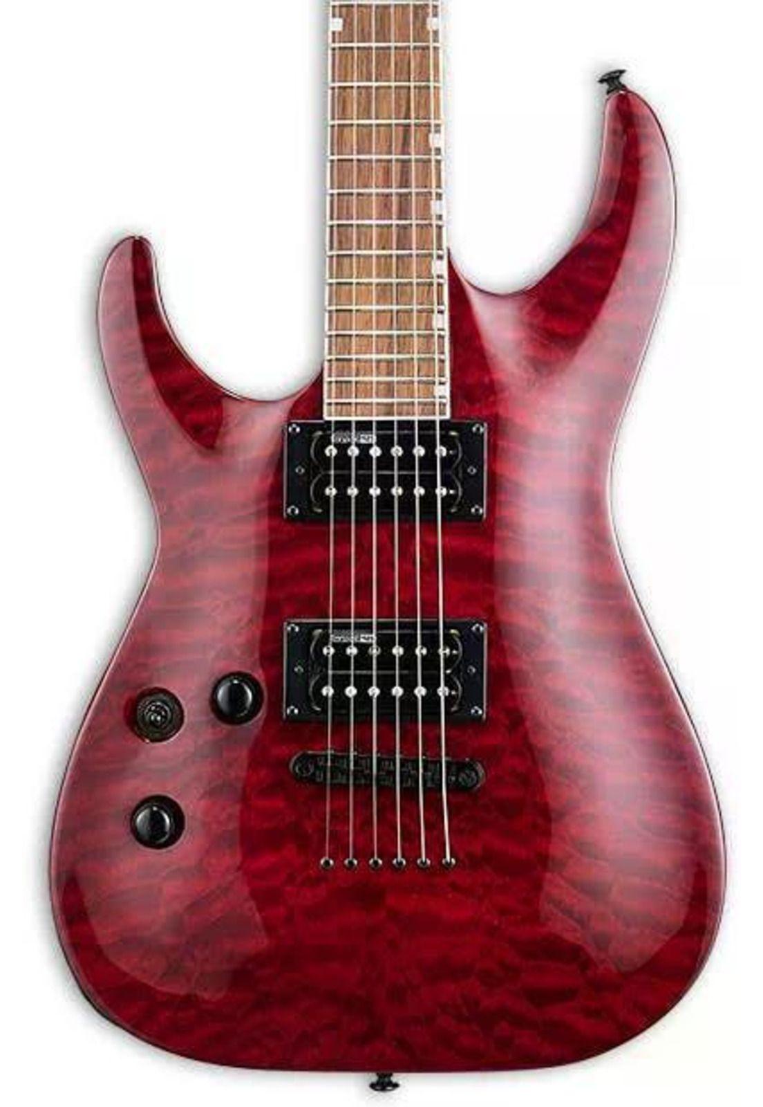 Guitarra eléctrica Ltd MH200 QM NT STBC-1