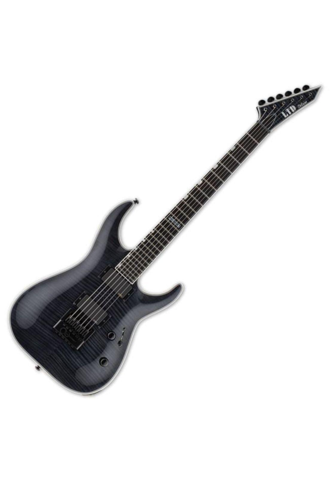 Guitarra eléctrica LTD MH1000 Evertune - SeeThru Black-0