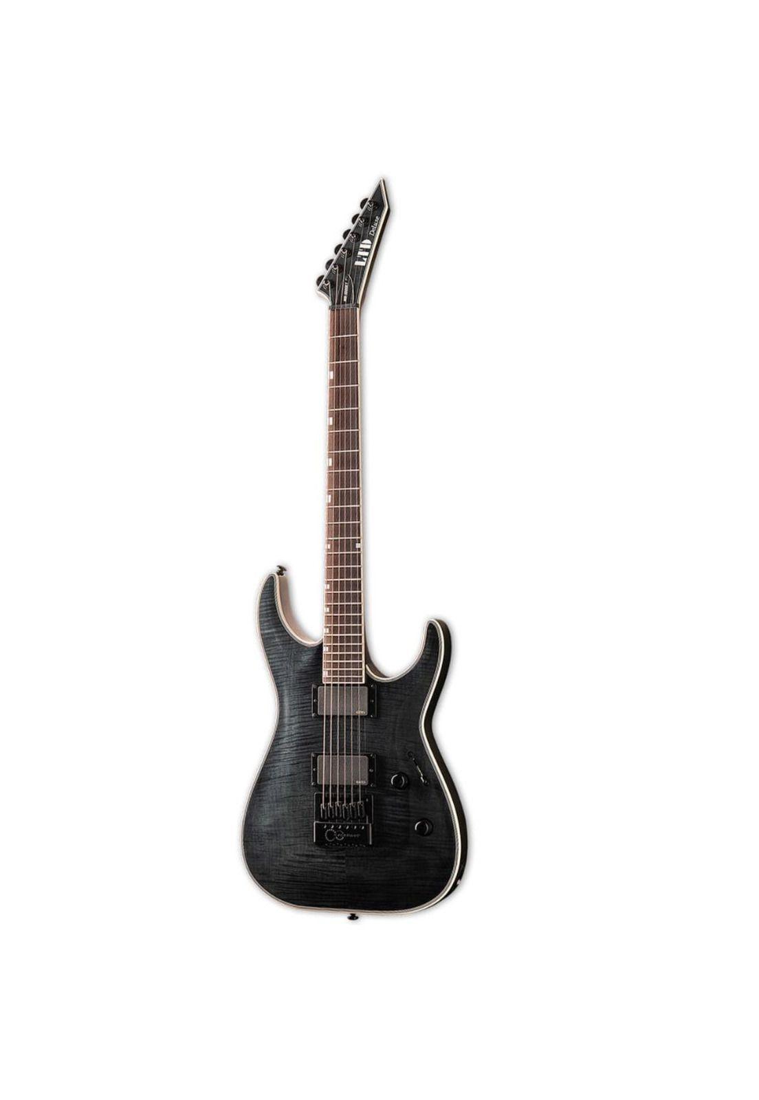 Guitarra eléctrica LTD MH1000 Evertune - SeeThru Black-1