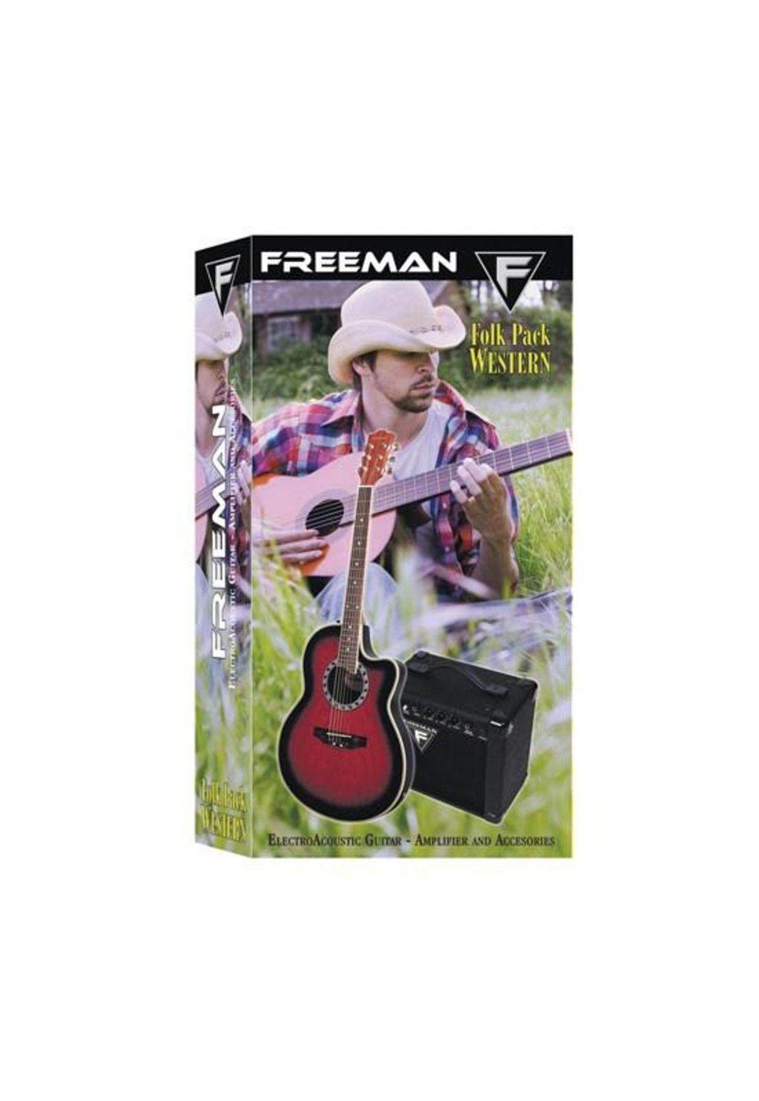 Pack guitarra electroacústica  WESTERN-0